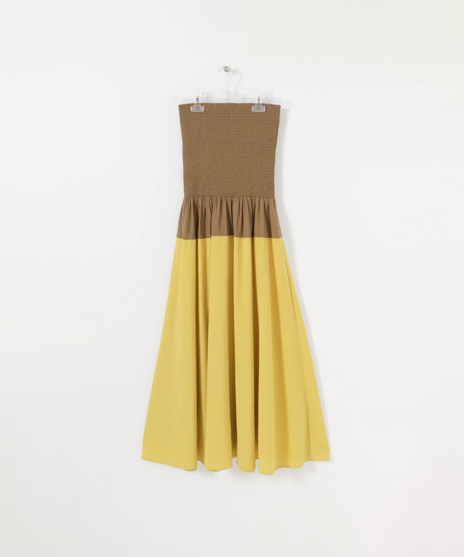 SHIRRING FLARE SKIRT