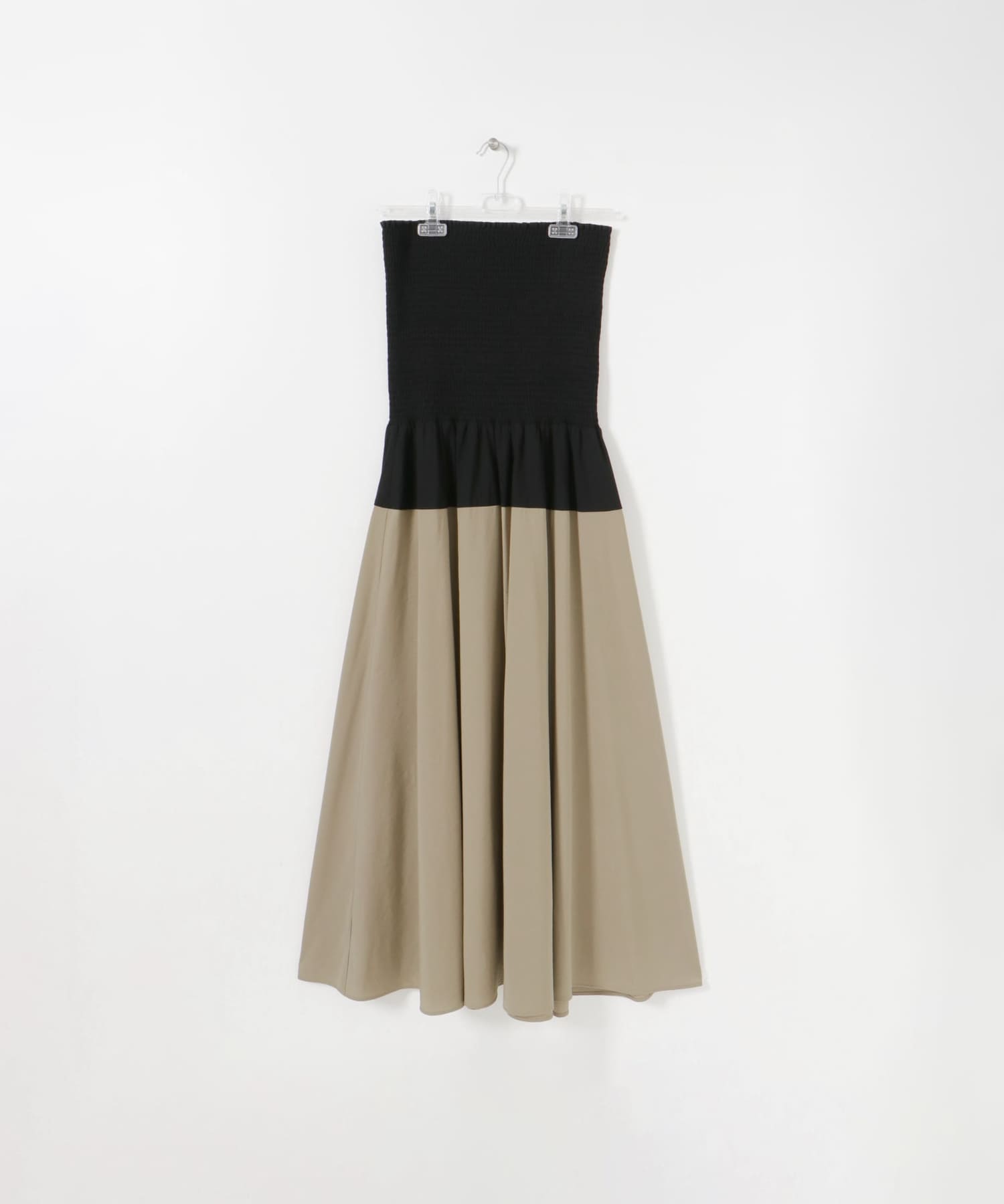 SHIRRING FLARE SKIRT