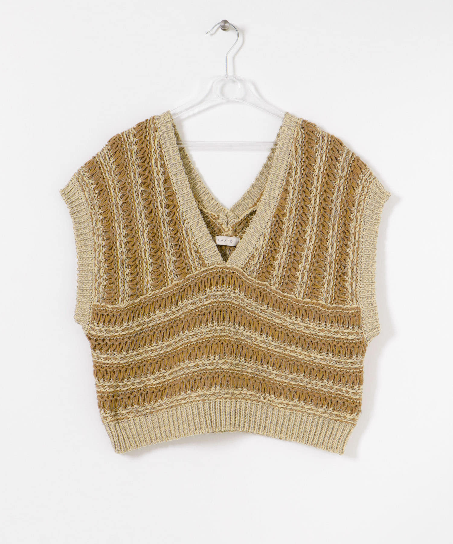 MIX KNIT BUSTIER オータムスカイ FREE