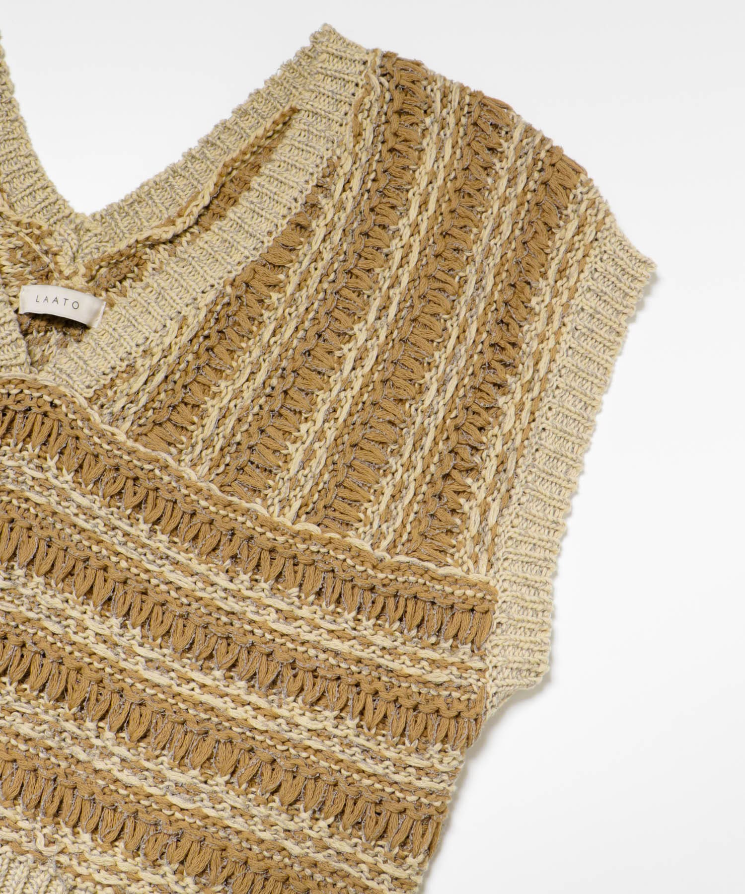 MIX KNIT BUSTIER オータムスカイ FREE