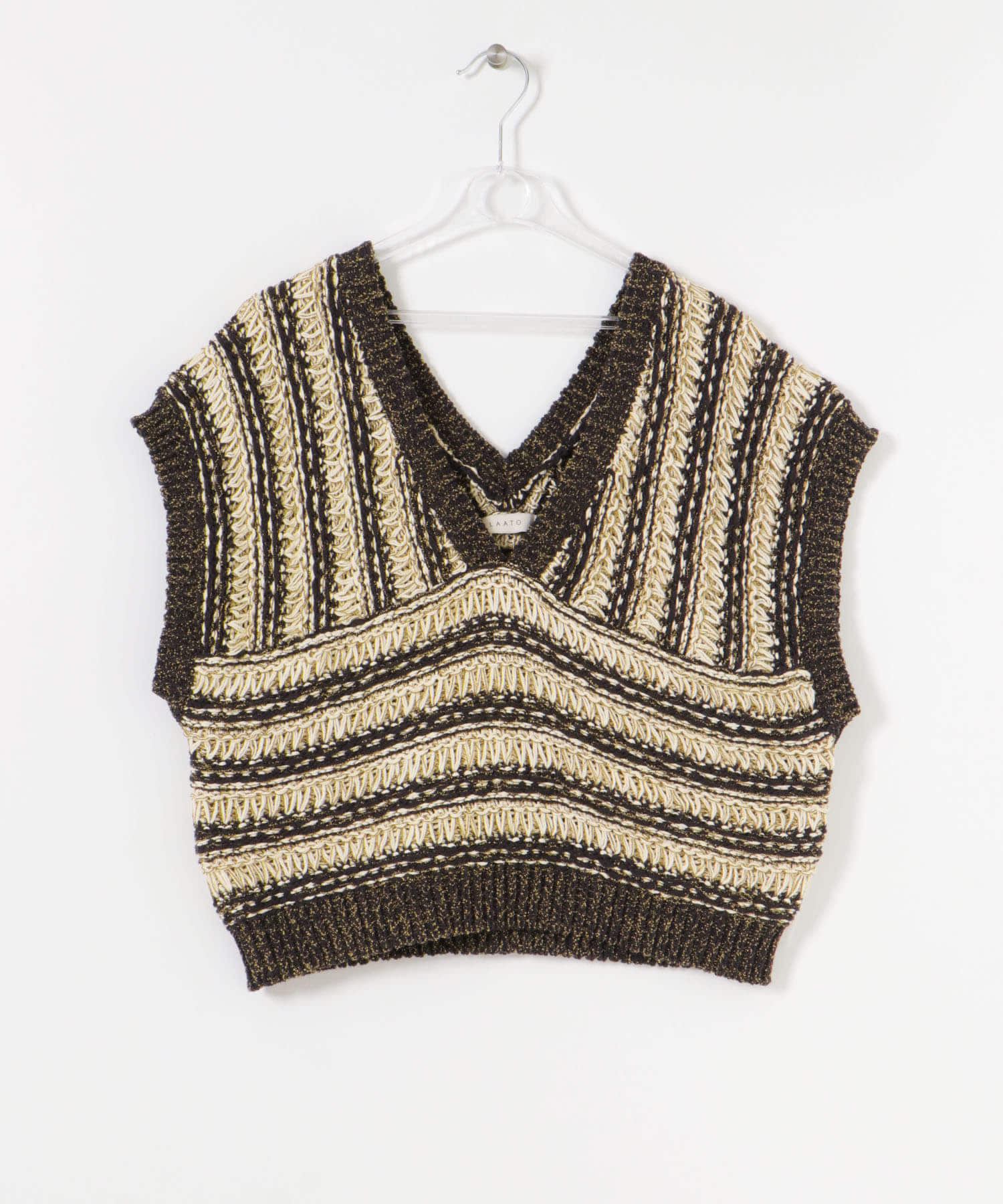 MIX KNIT BUSTIER ナイトスカイ FREE