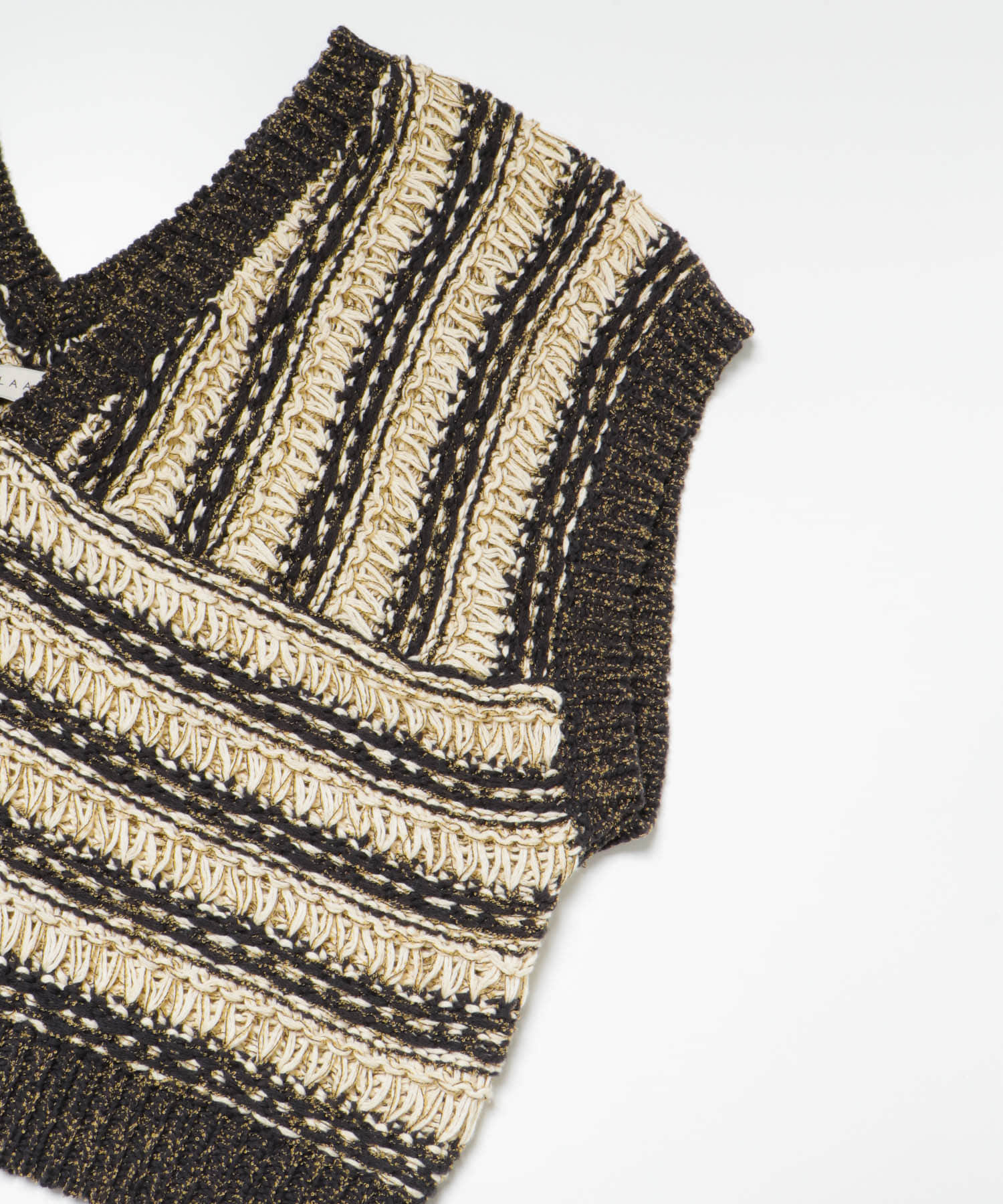 MIX KNIT BUSTIER ナイトスカイ FREE