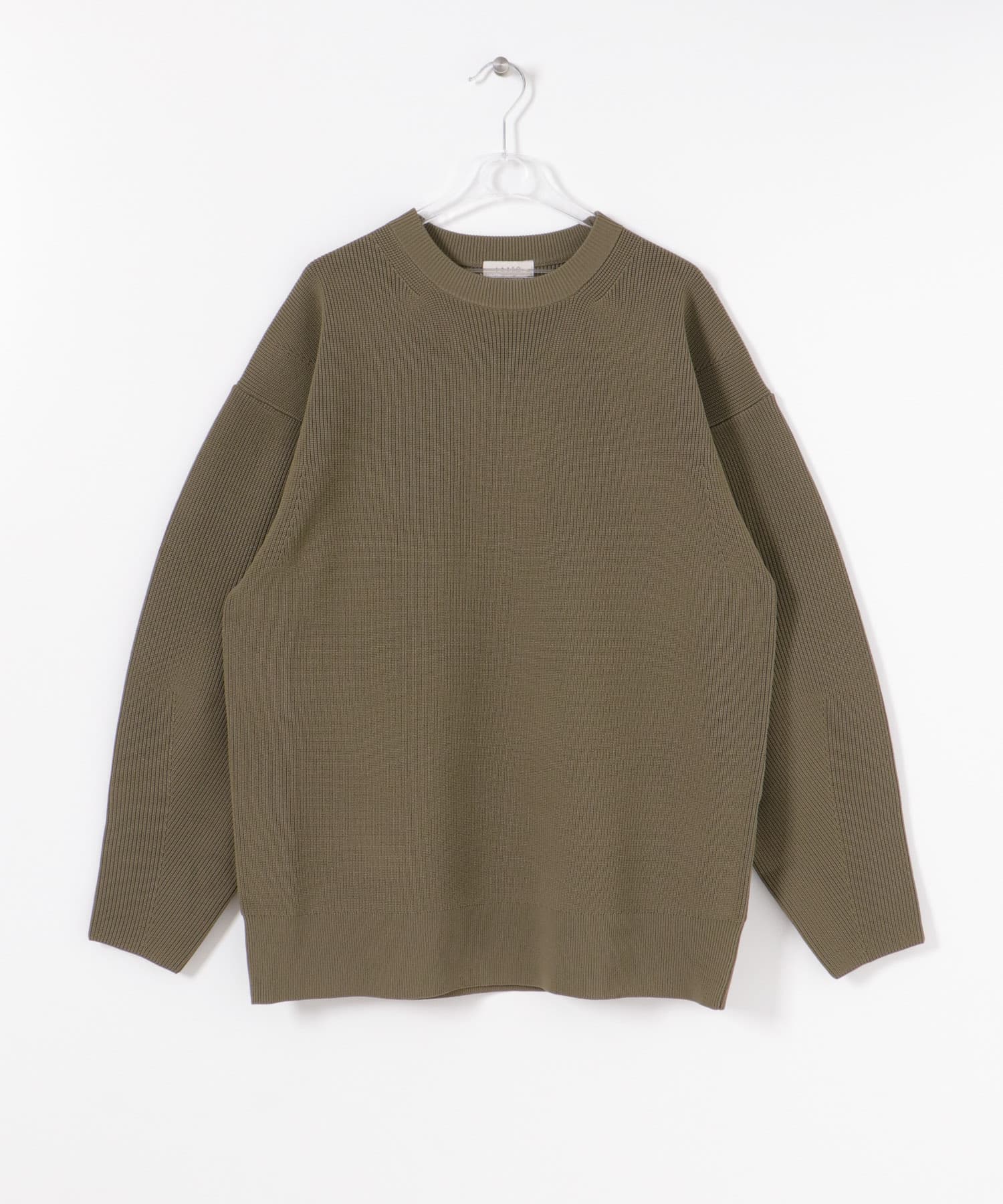 ROUNDSLEEVE KNIT モス Free