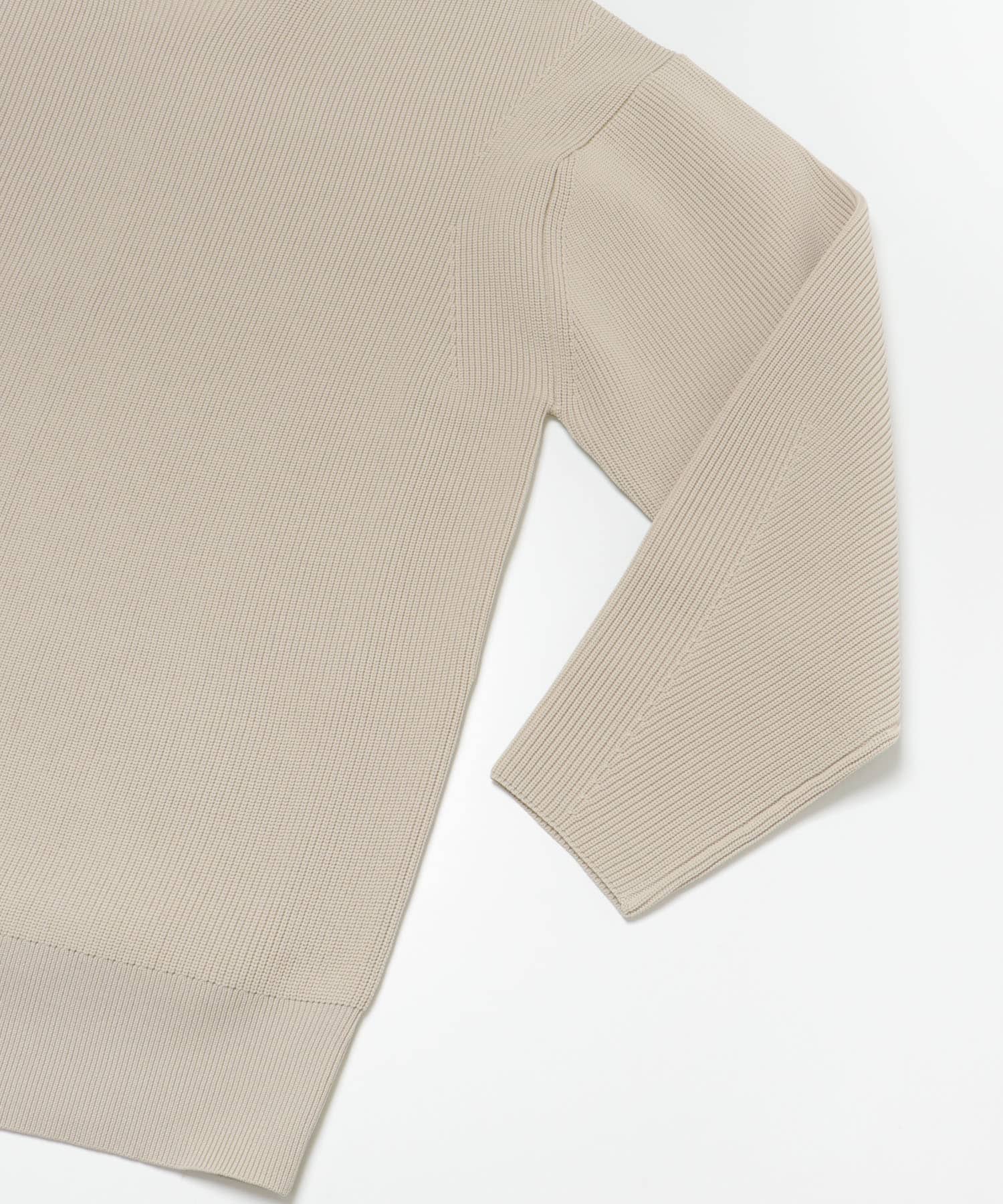 ROUNDSLEEVE KNIT クリーム Free