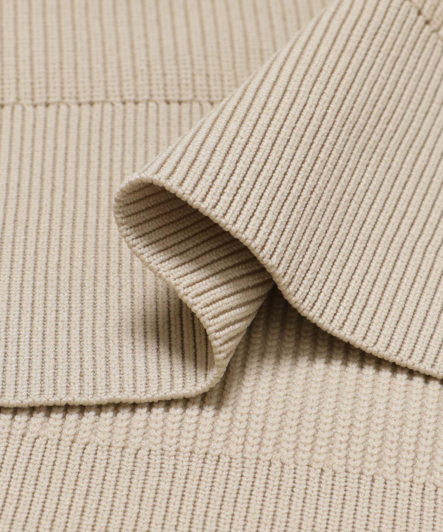 ROUNDSLEEVE KNIT クリーム Free