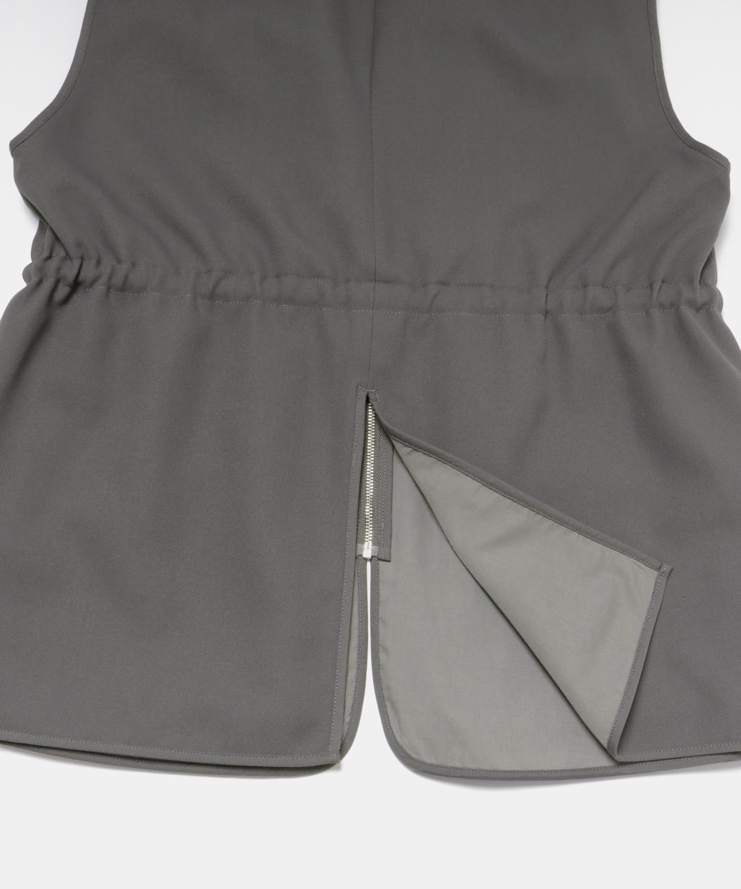 PIPING POCKET VEST アスファルト Free