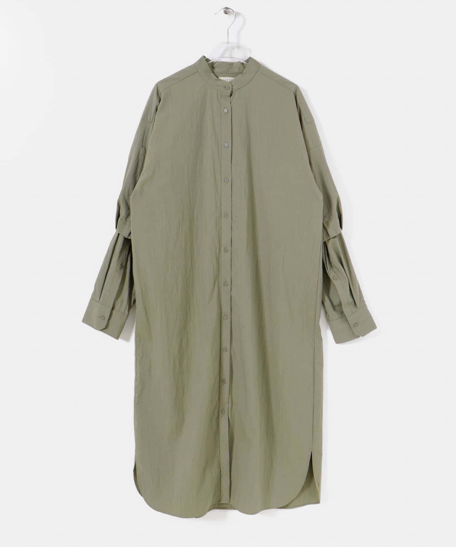 DOBLE SLEEVE ONE PIECE ヨモギ Free