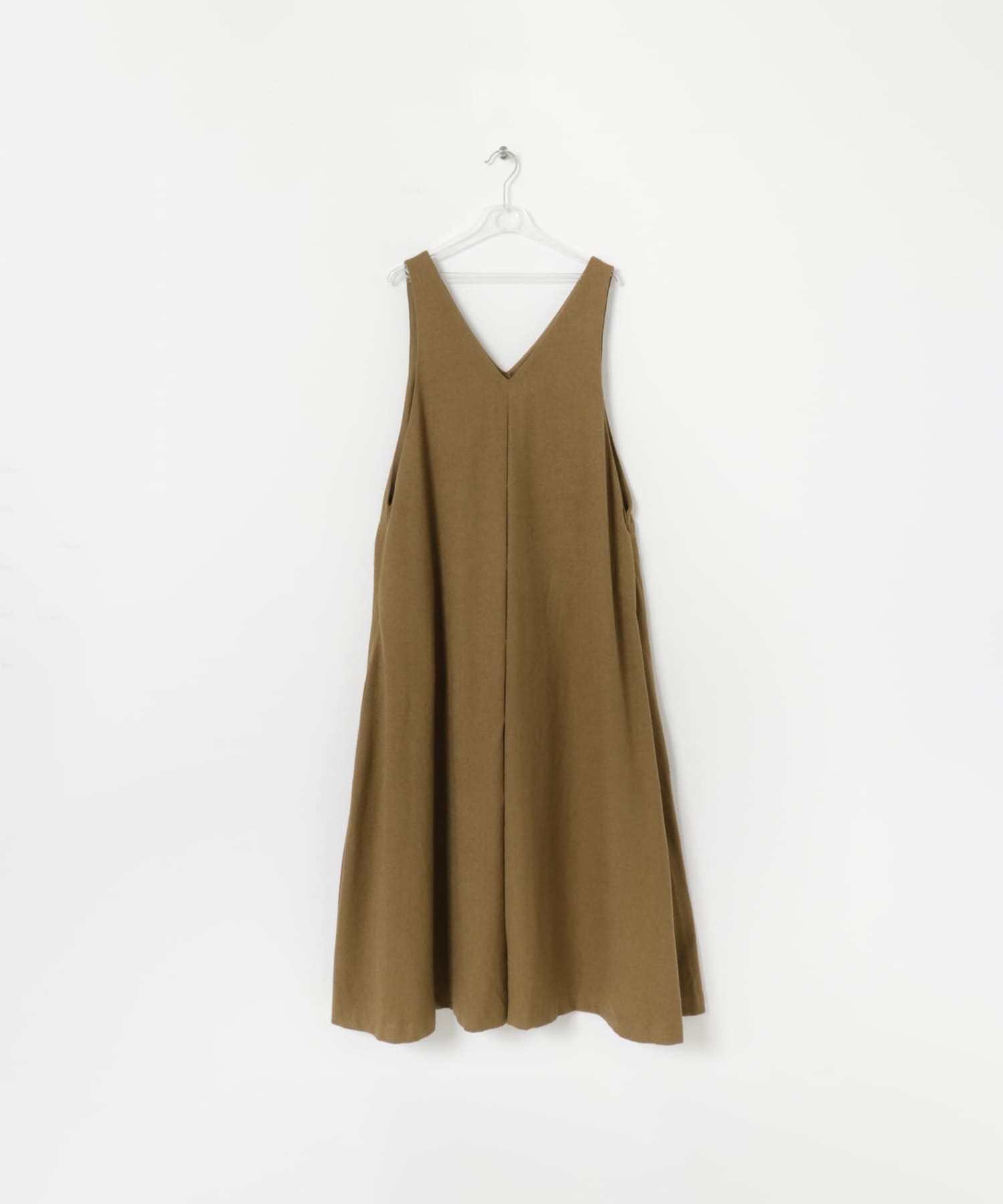 slub tack dress キャラメル Free