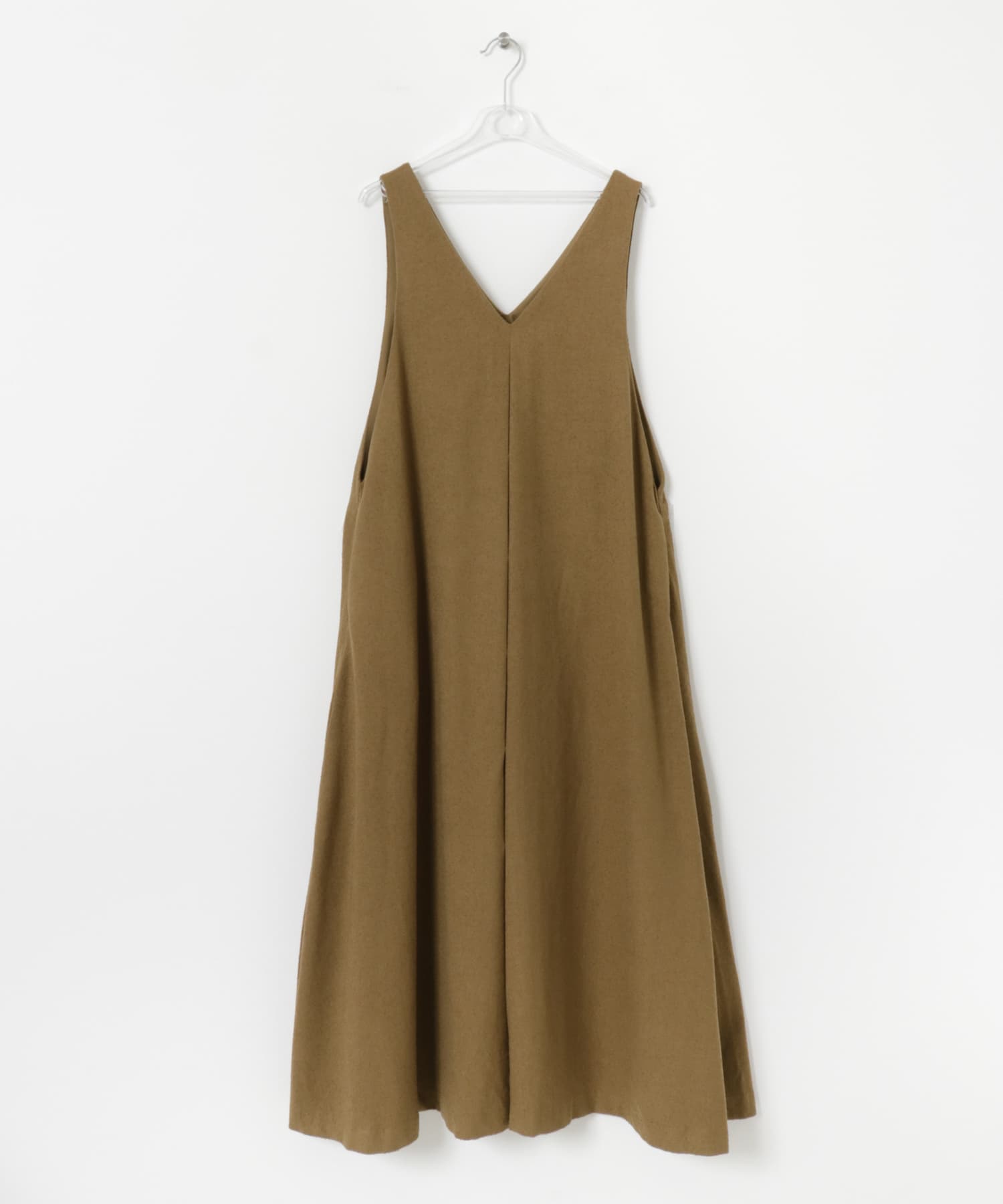 slub tack dress キャラメル Free