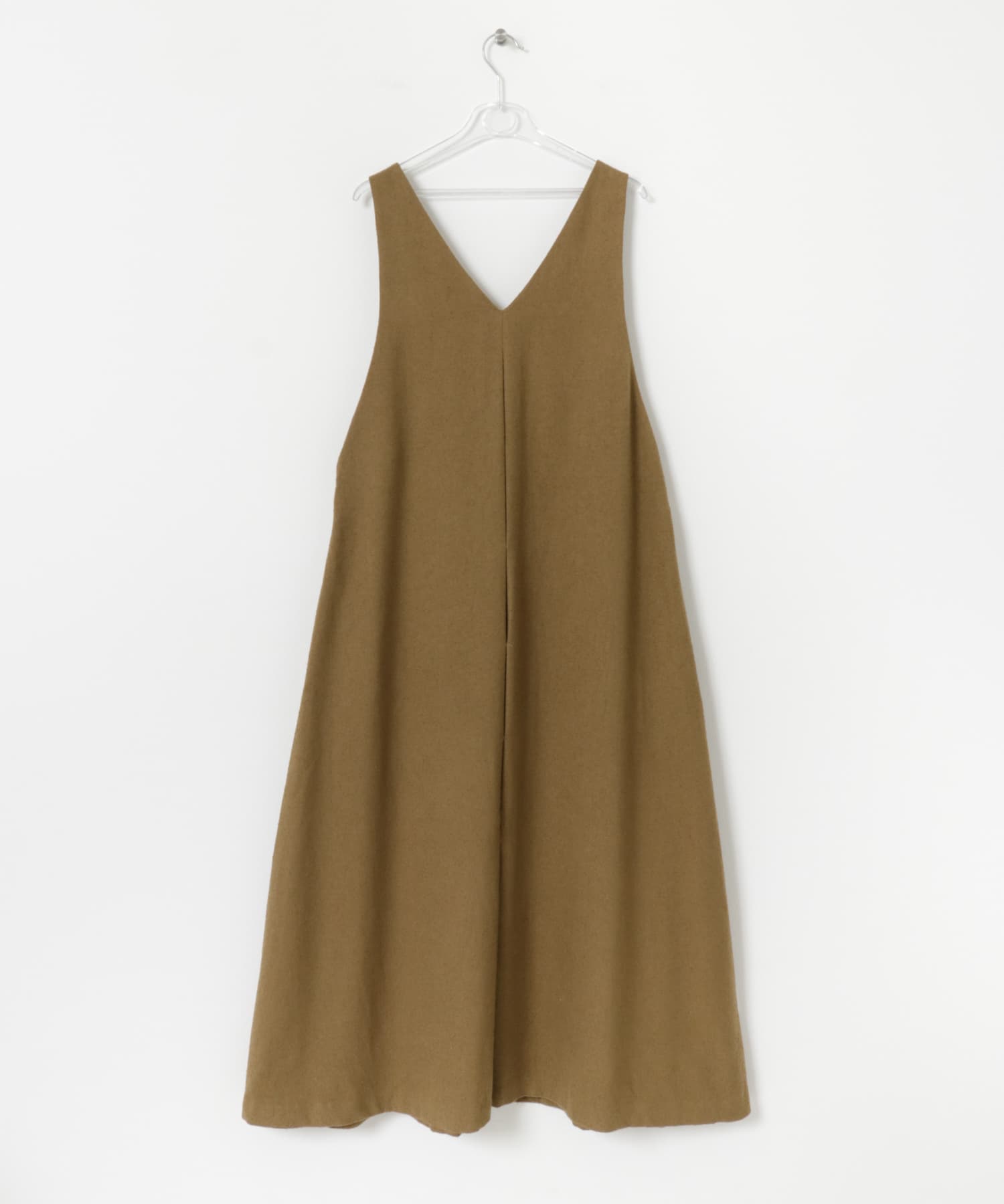 slub tack dress キャラメル Free