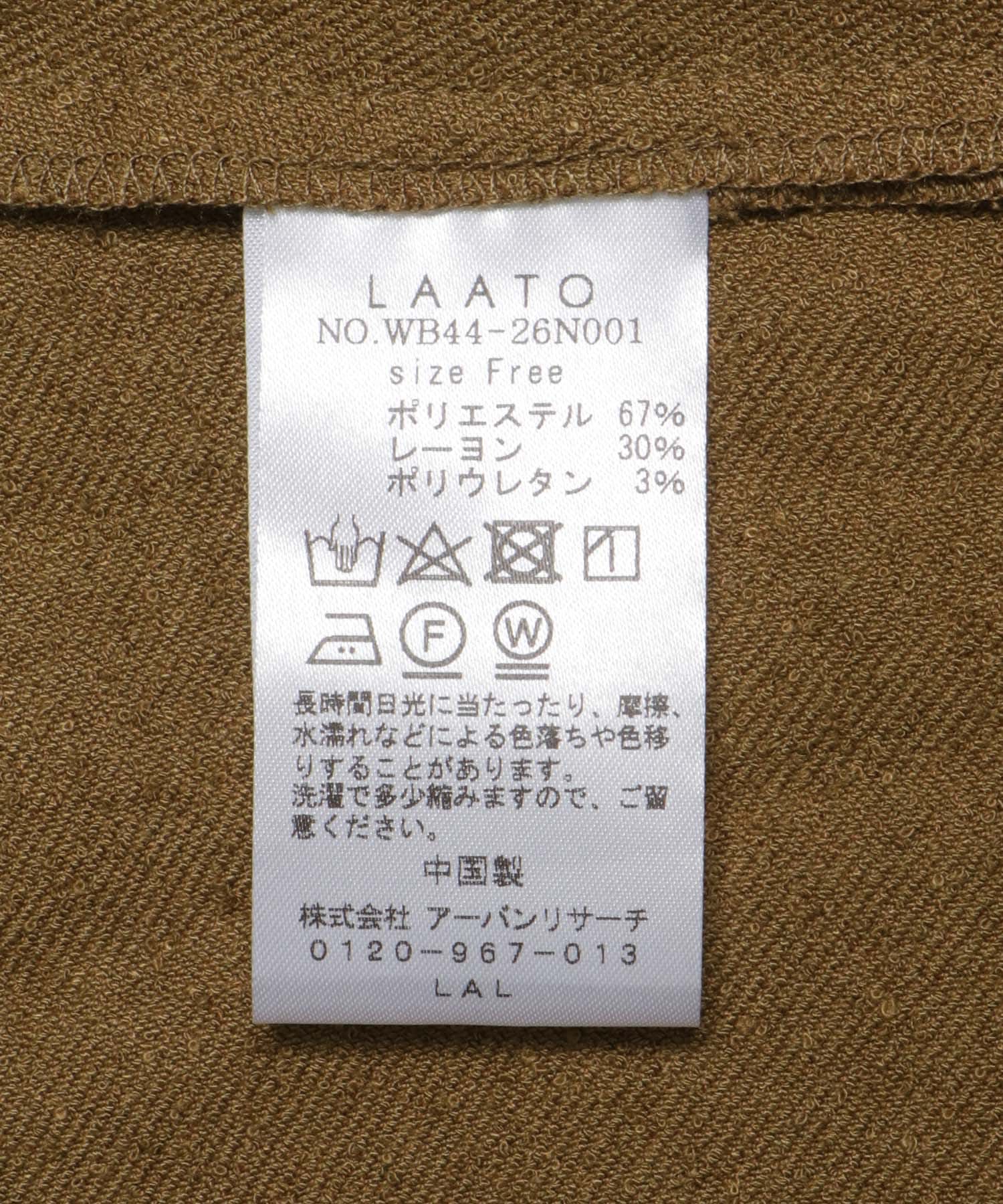 slub tack dress キャラメル Free