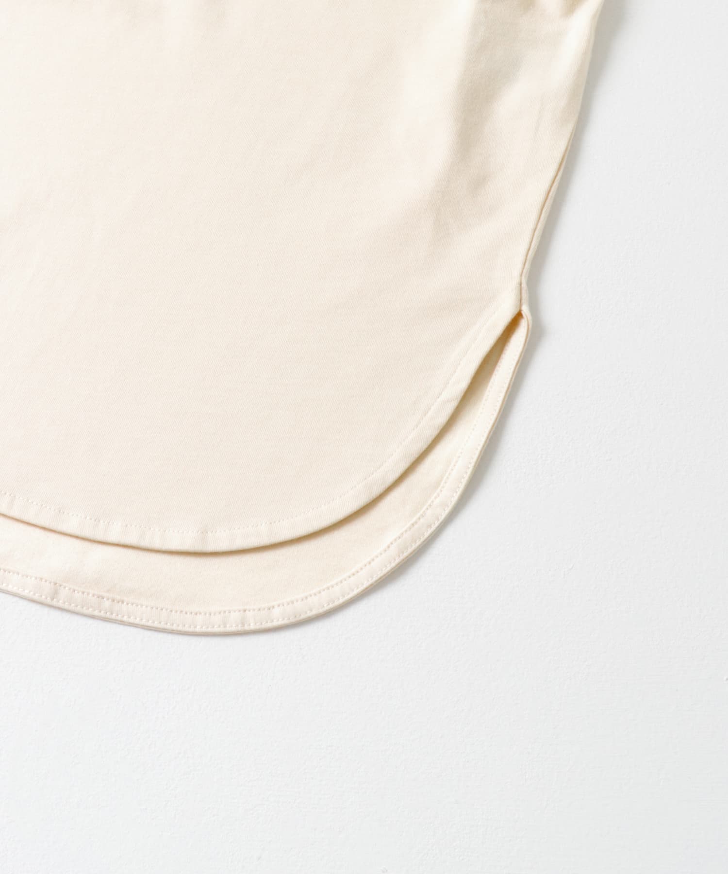 gather no sleeve tee クリーム Free
