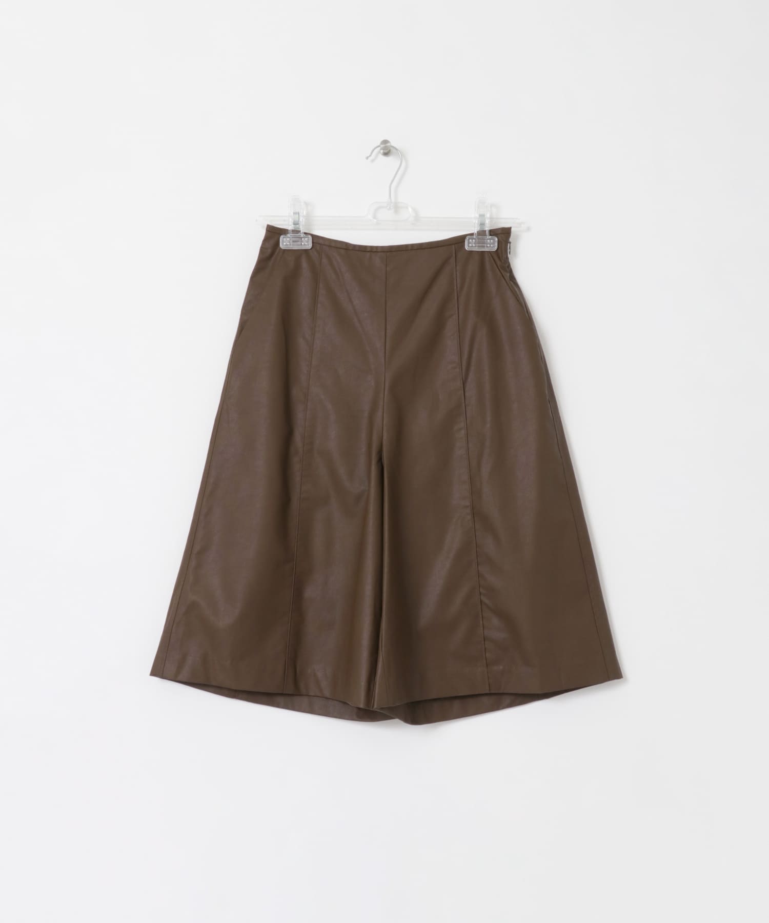 eco leather short pants