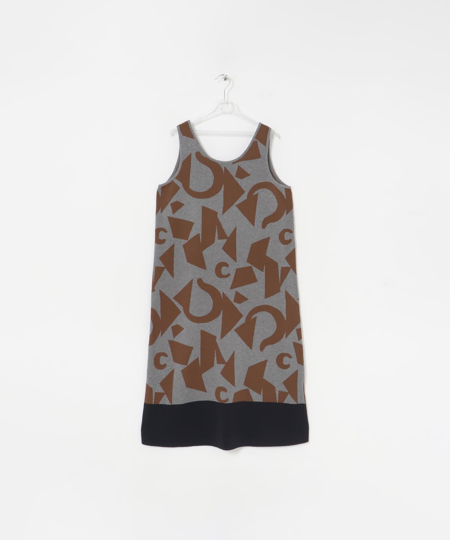 knit one piece ネズミ Free