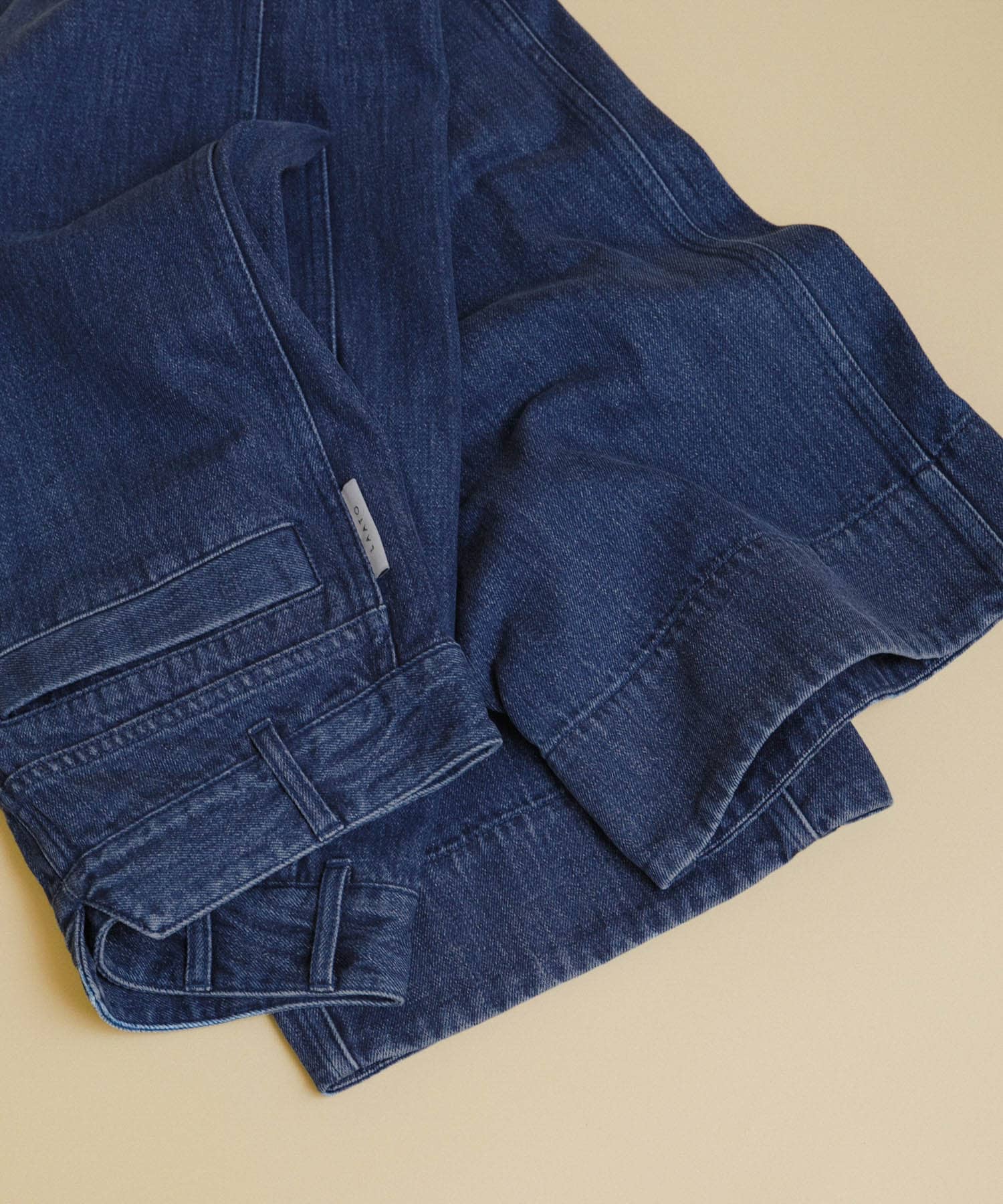 denim wide pants デニム S