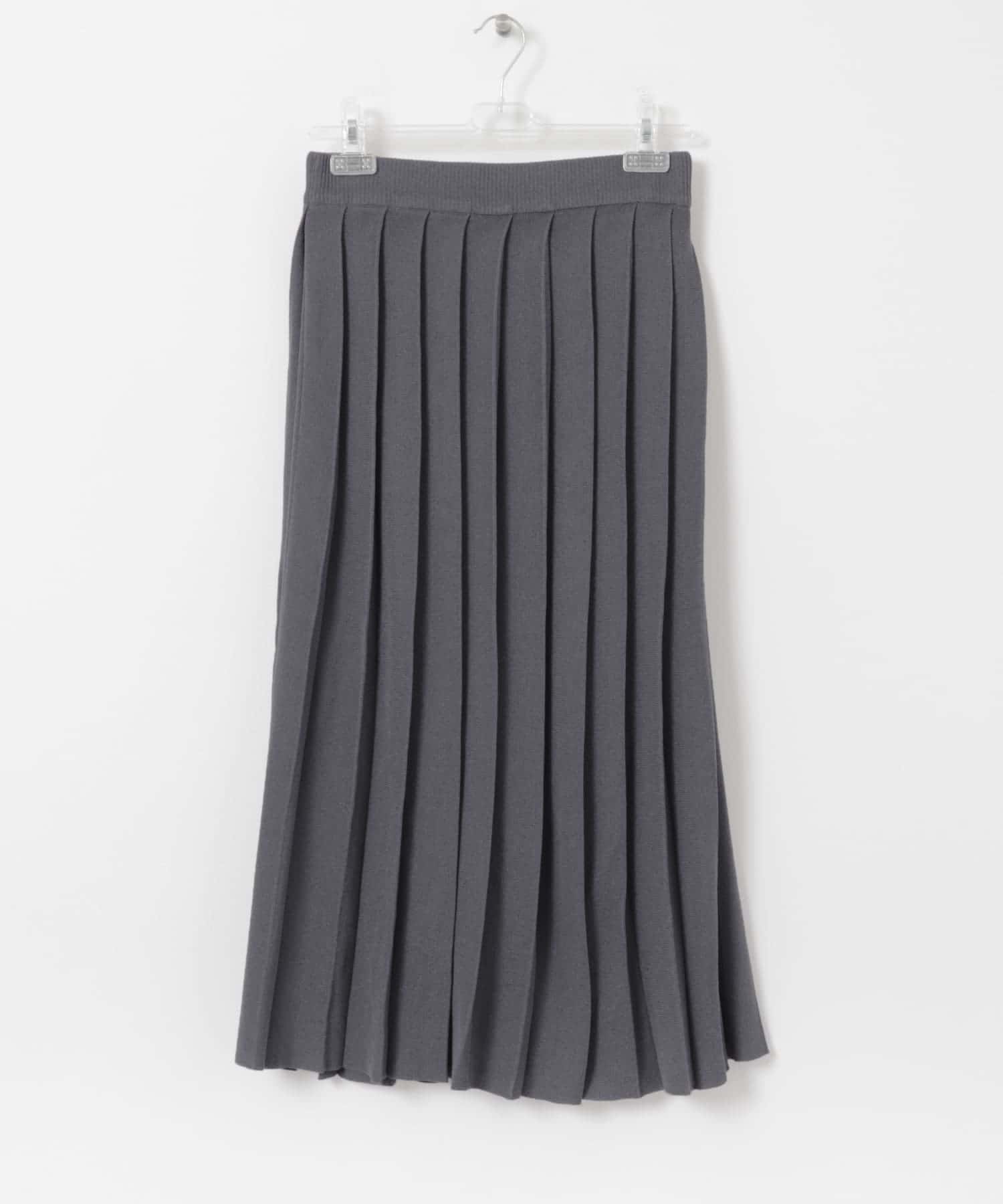 knit pleats skirt