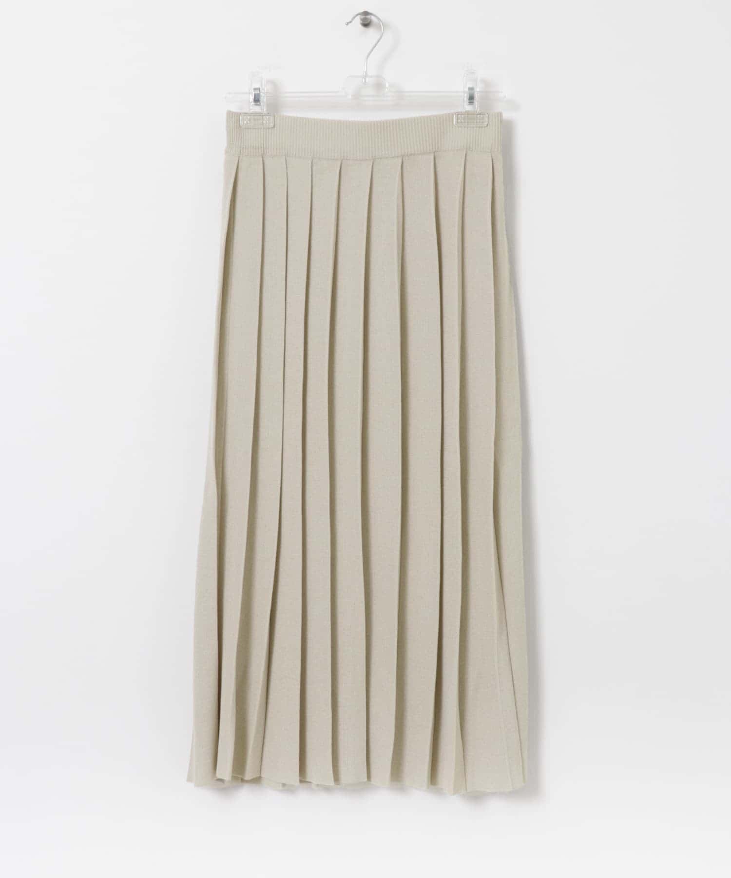 knit pleats skirt