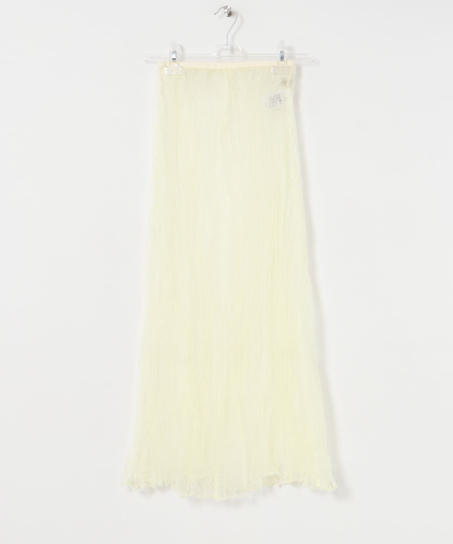 dot mesh skirt