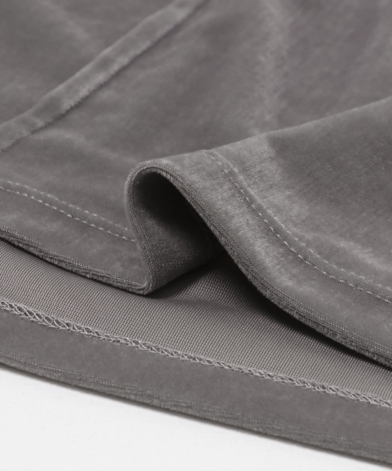 velor layered tee ネズミ Free