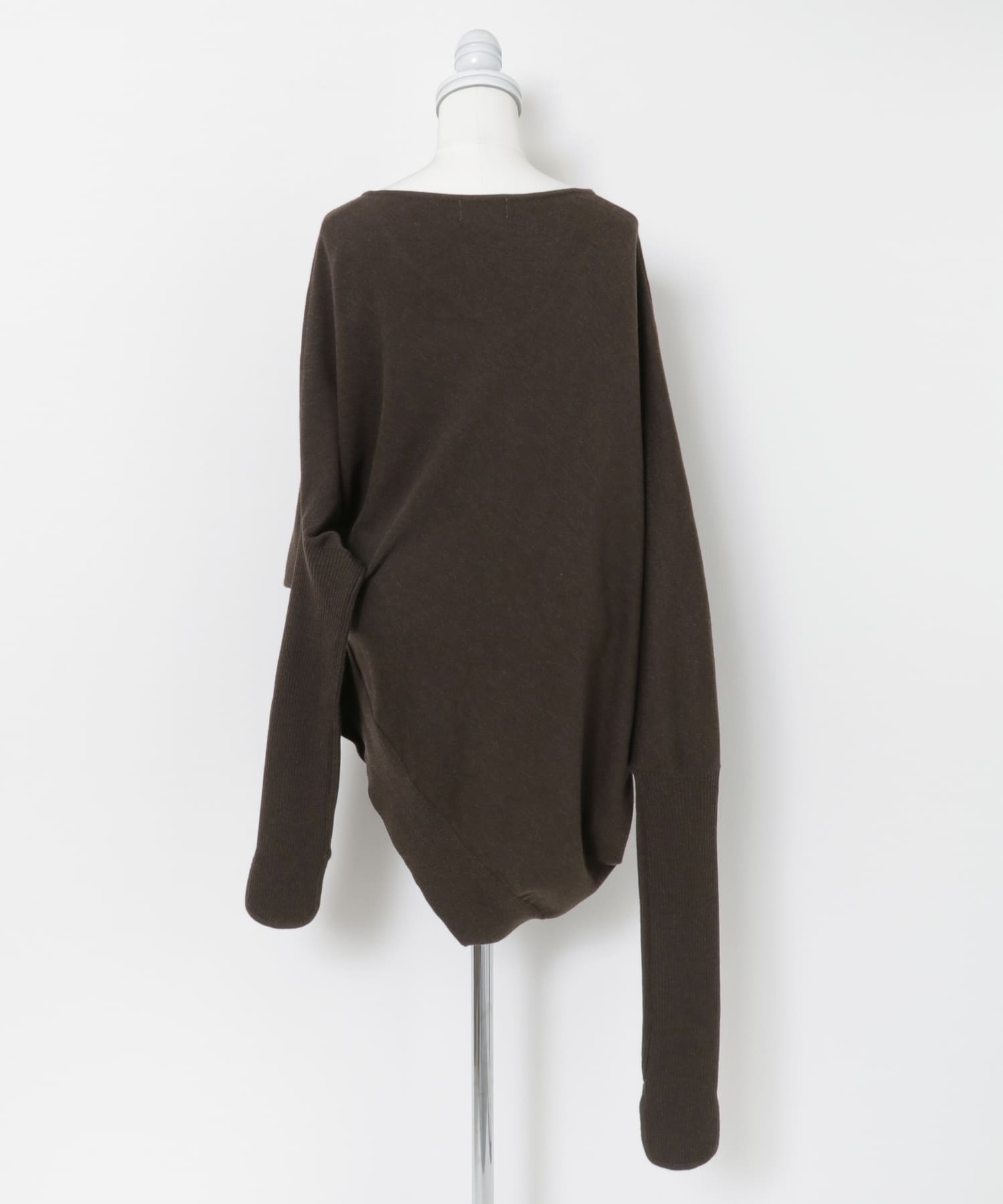 square knit pullover チョコレート Free