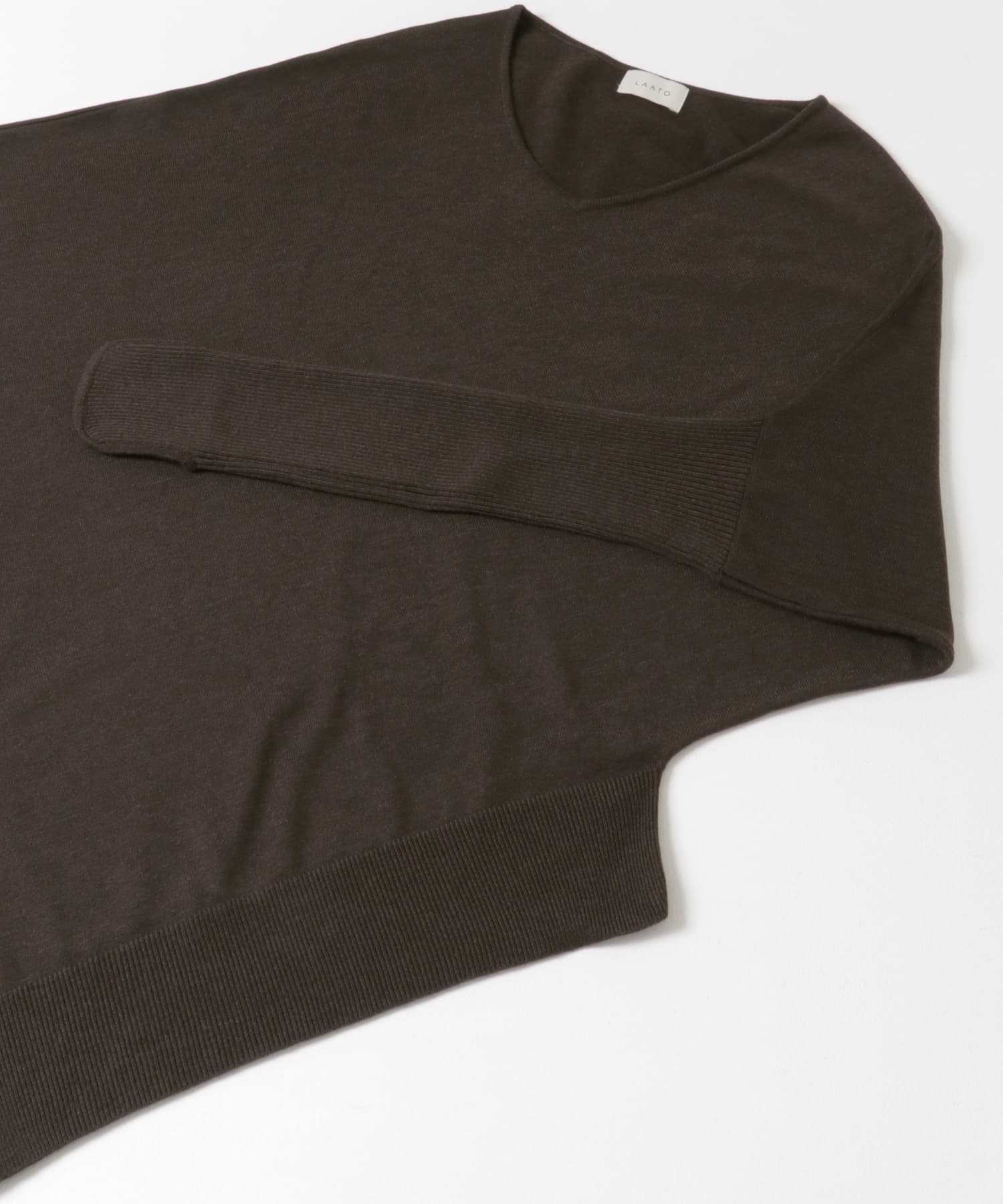 square knit pullover チョコレート Free