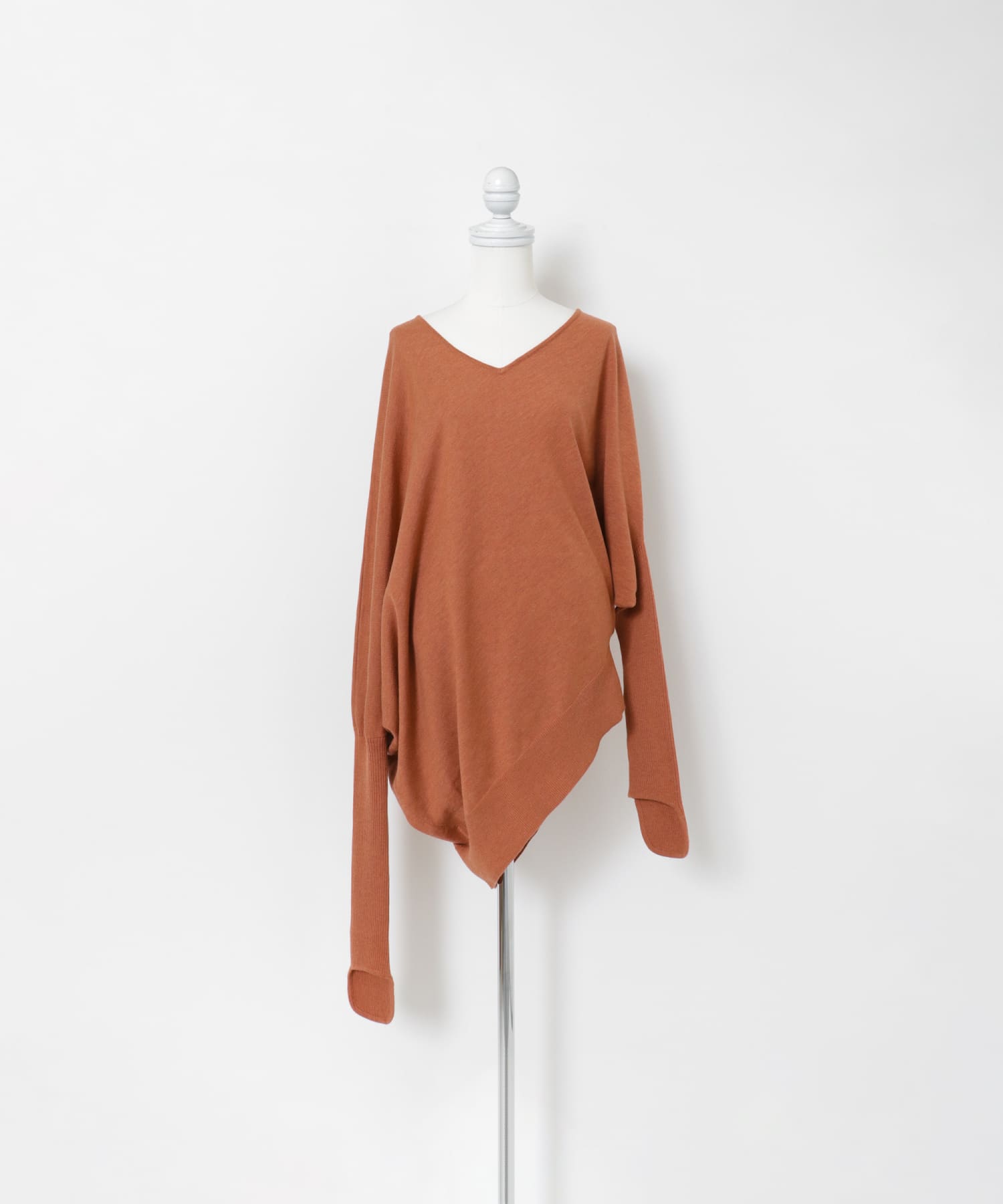 square knit pullover フラミンゴ Free