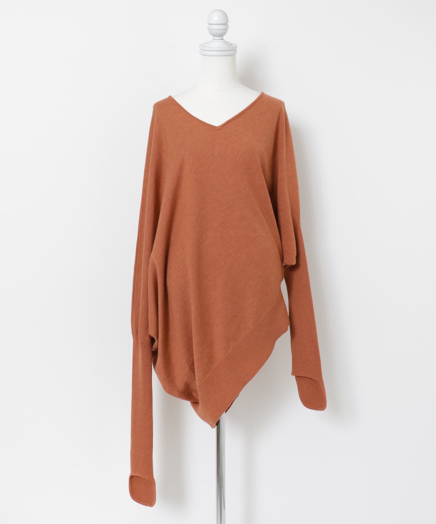 square knit pullover フラミンゴ Free