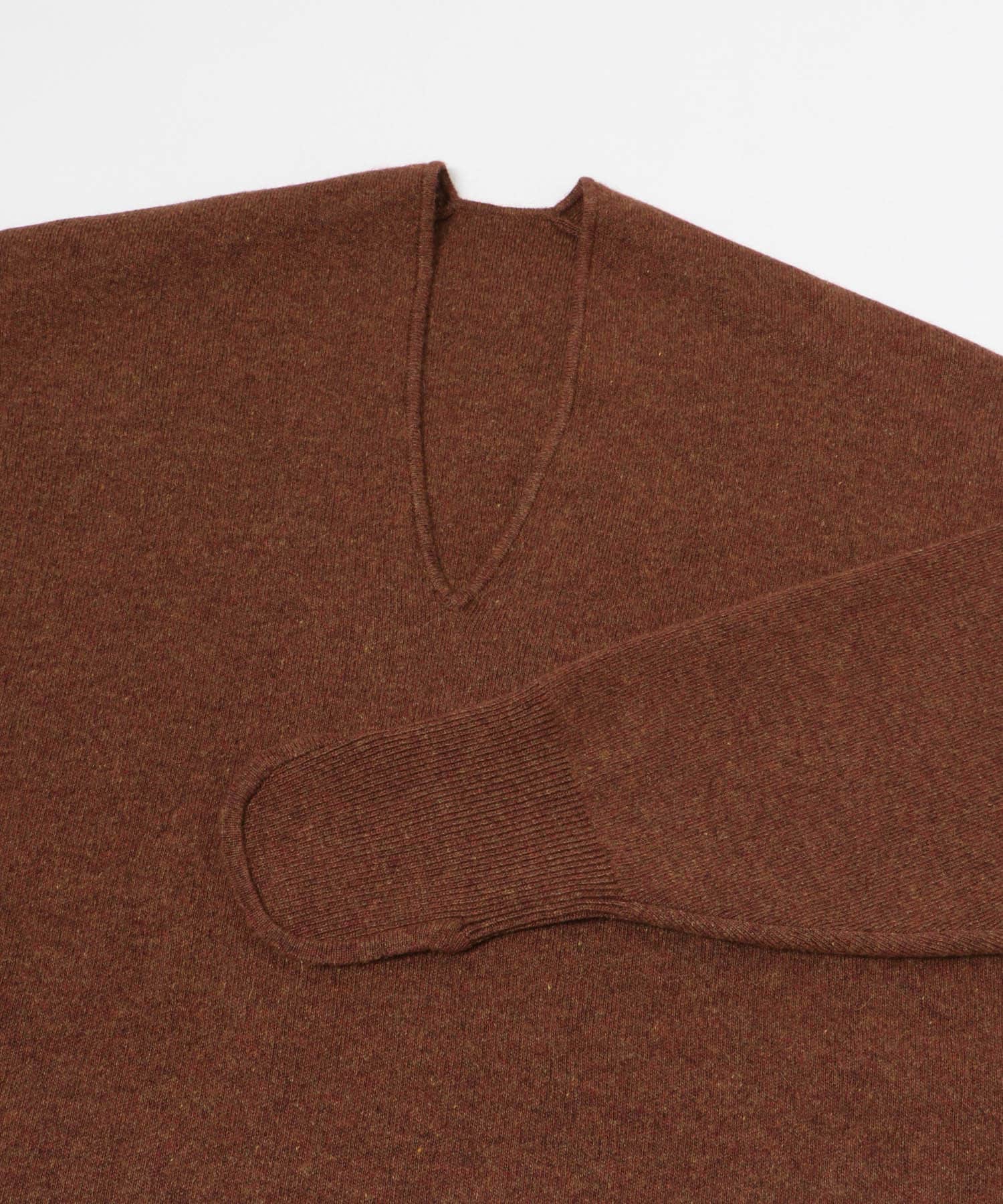 slit neck knit po チリペッパー Free