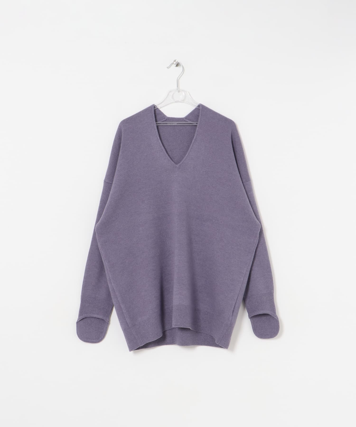 slit neck knit po スミレ Free