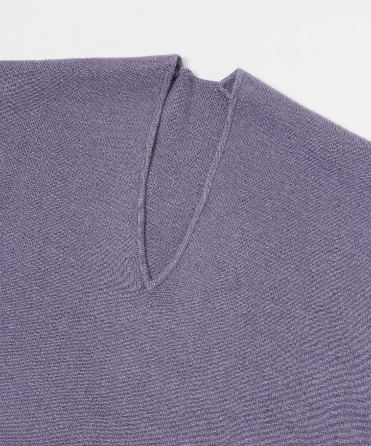 slit neck knit po スミレ Free