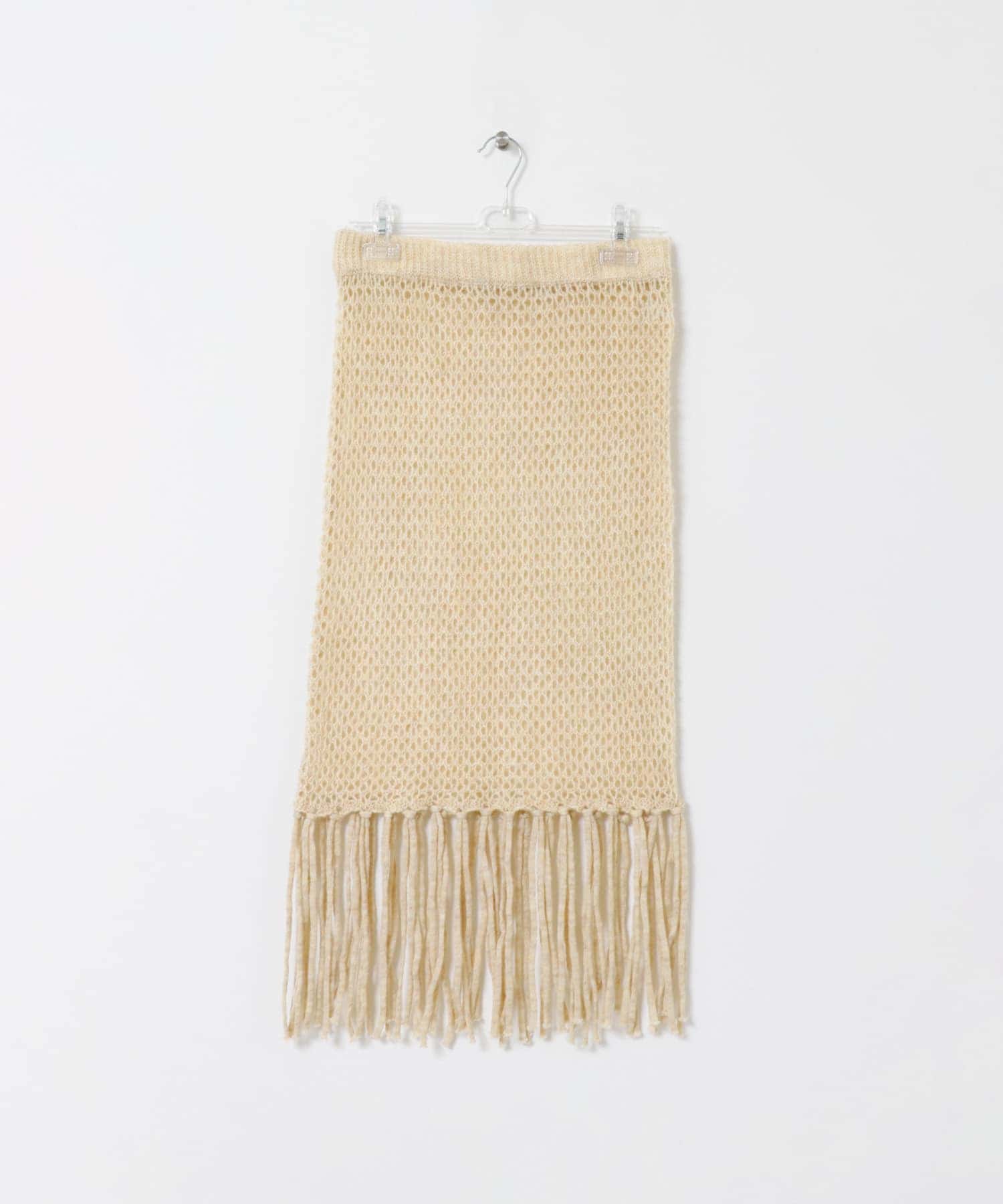 fringe mesh skirt