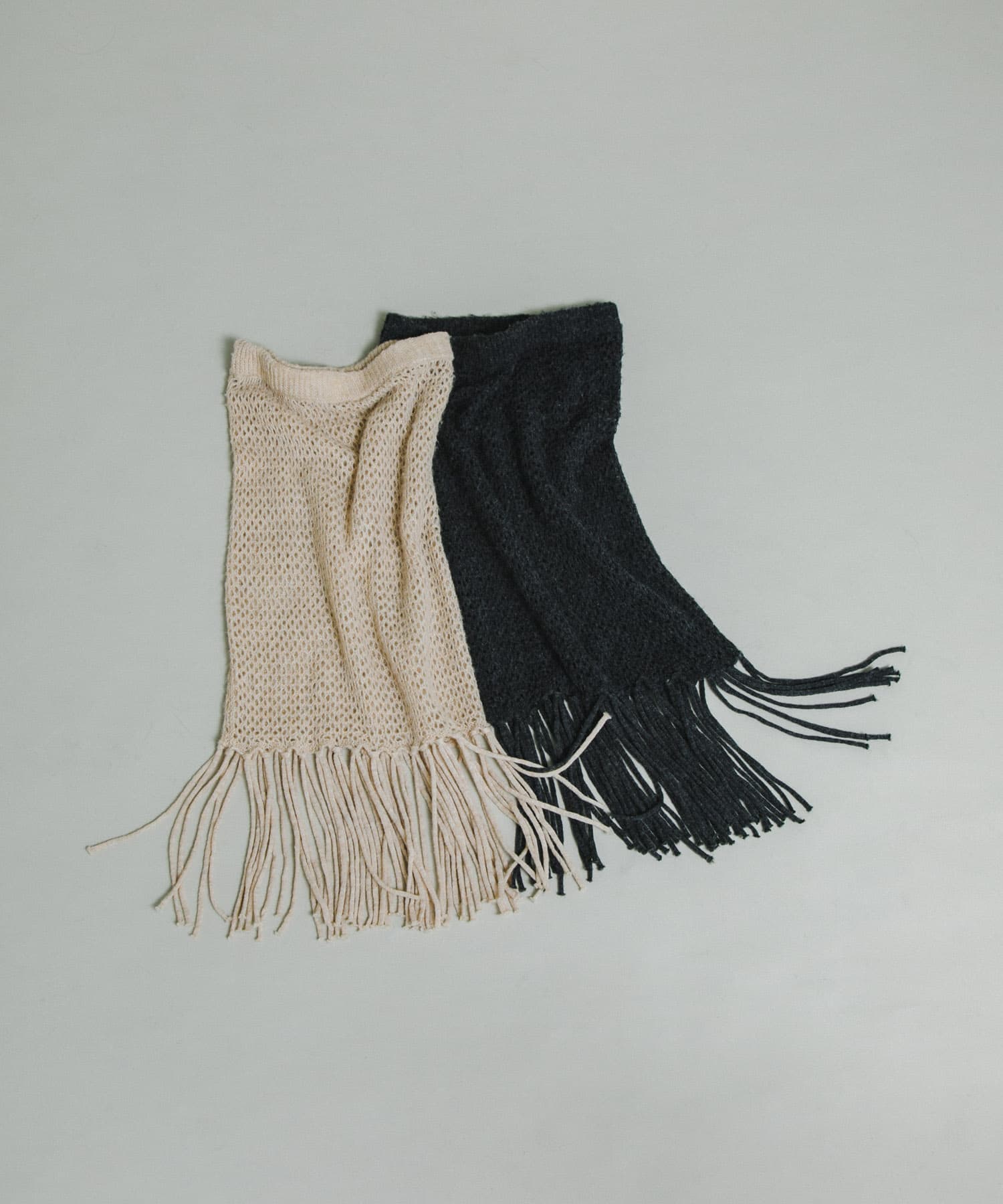 fringe mesh skirt クラウディ Free