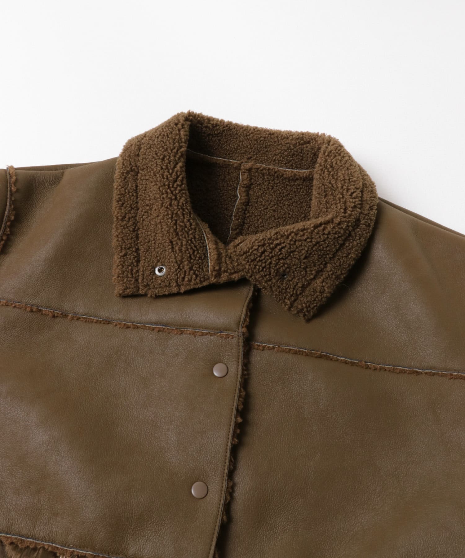 boa quilt outer チョコレート Free