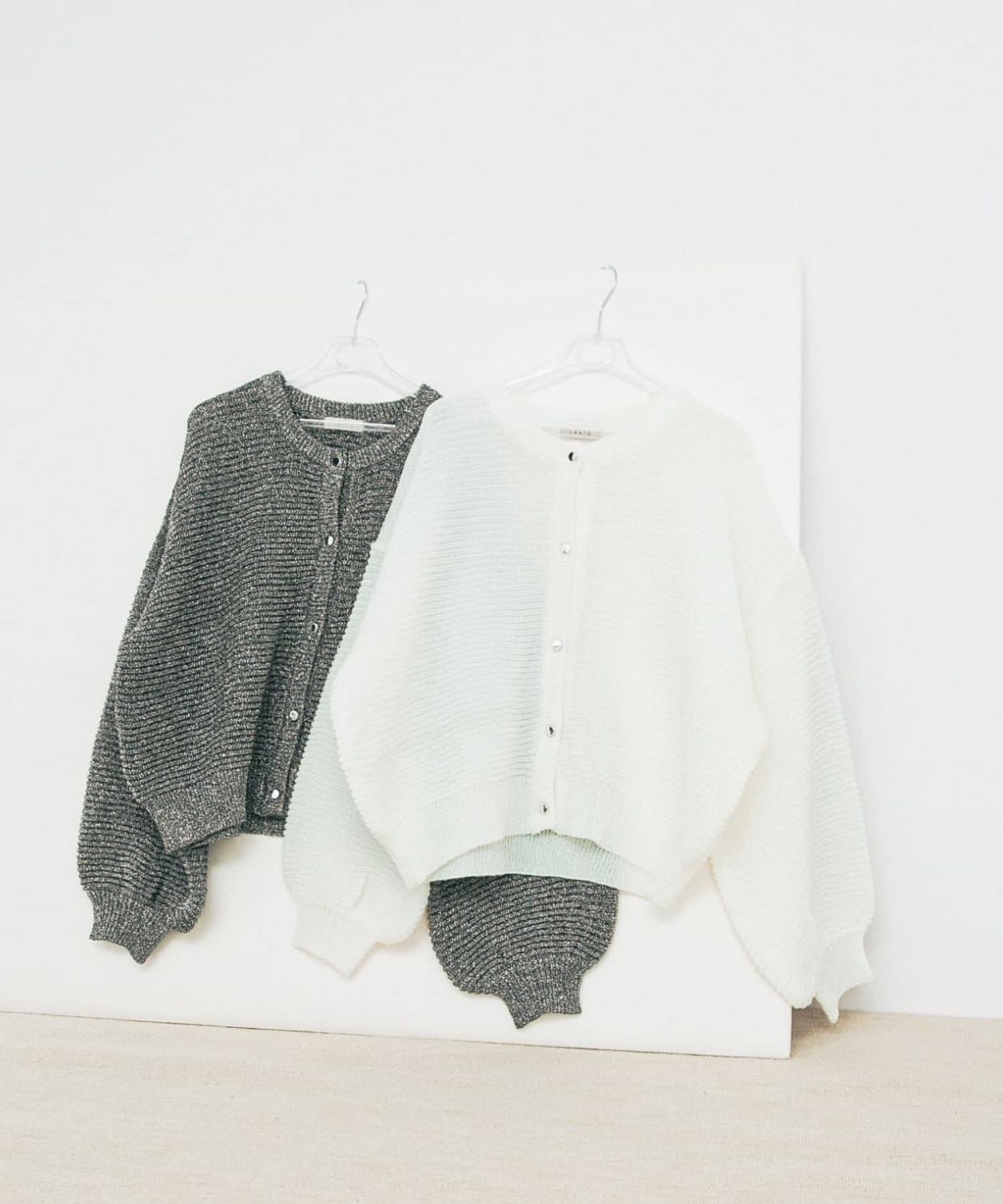 kirakira knit cardigan キラメキパール FREE