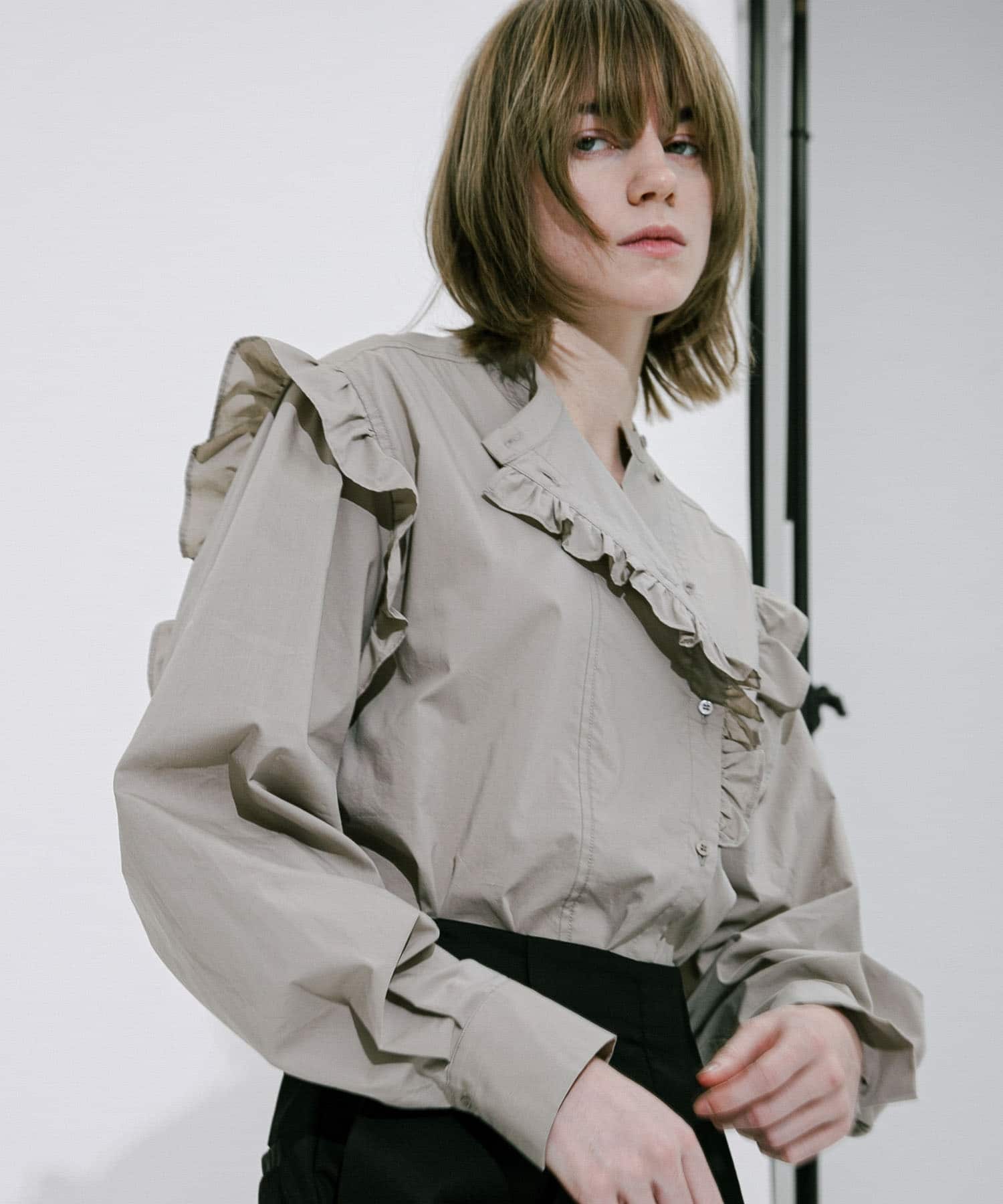 frill blouse