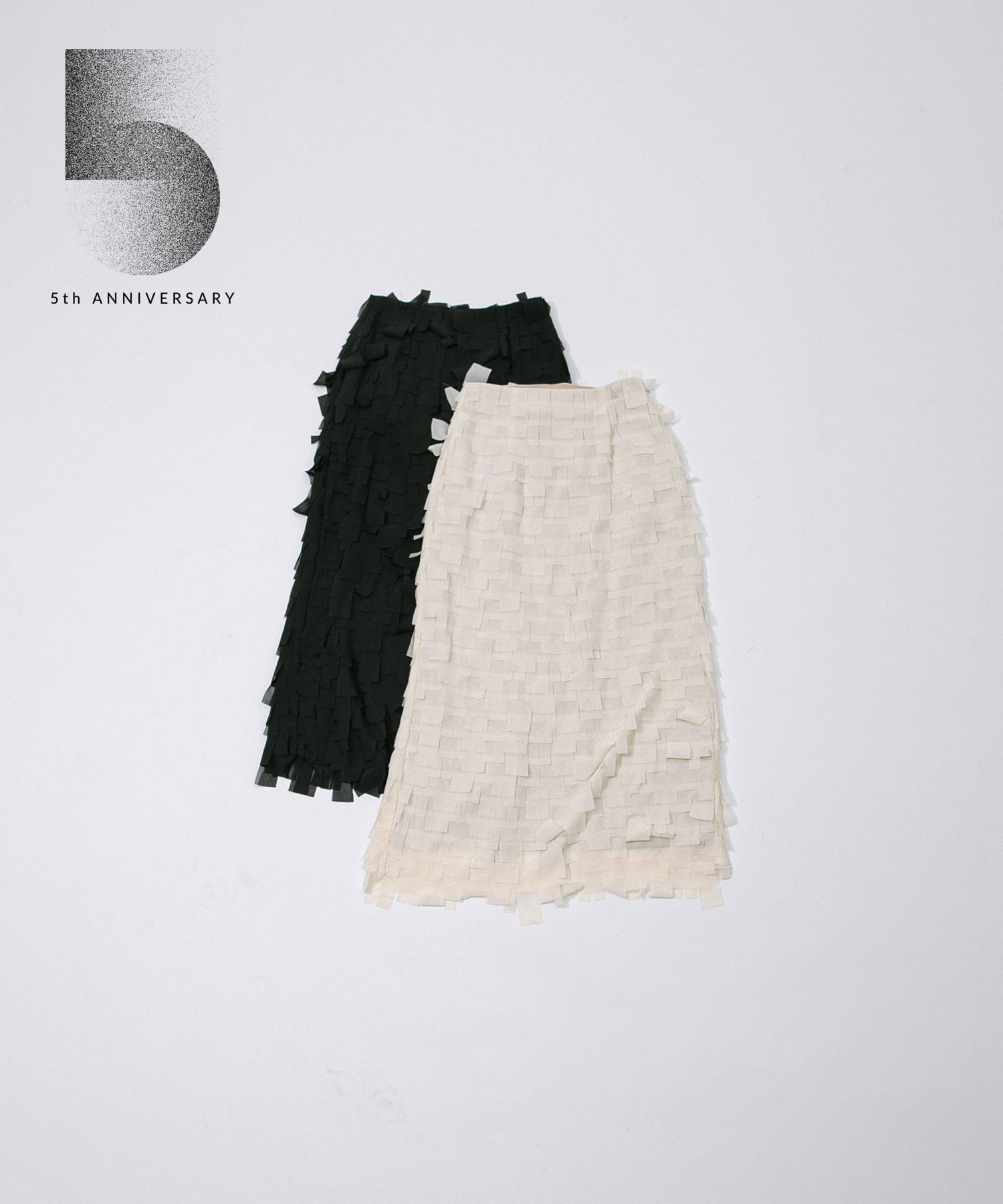 5anniversary skirt クリーム FREE