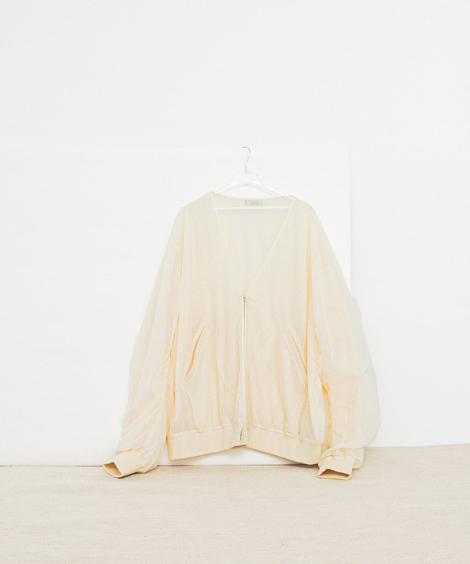 organdy blouson クリーム FREE