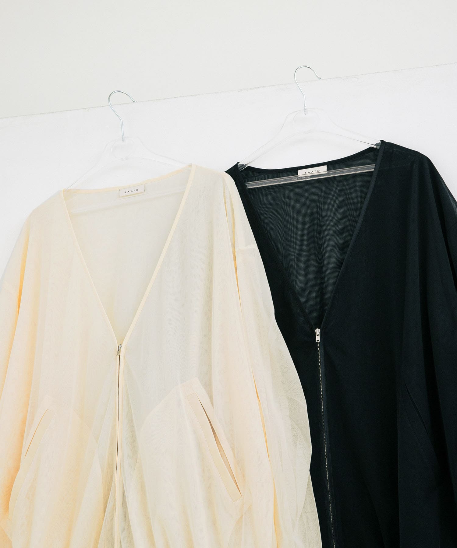 organdy blouson クリーム FREE