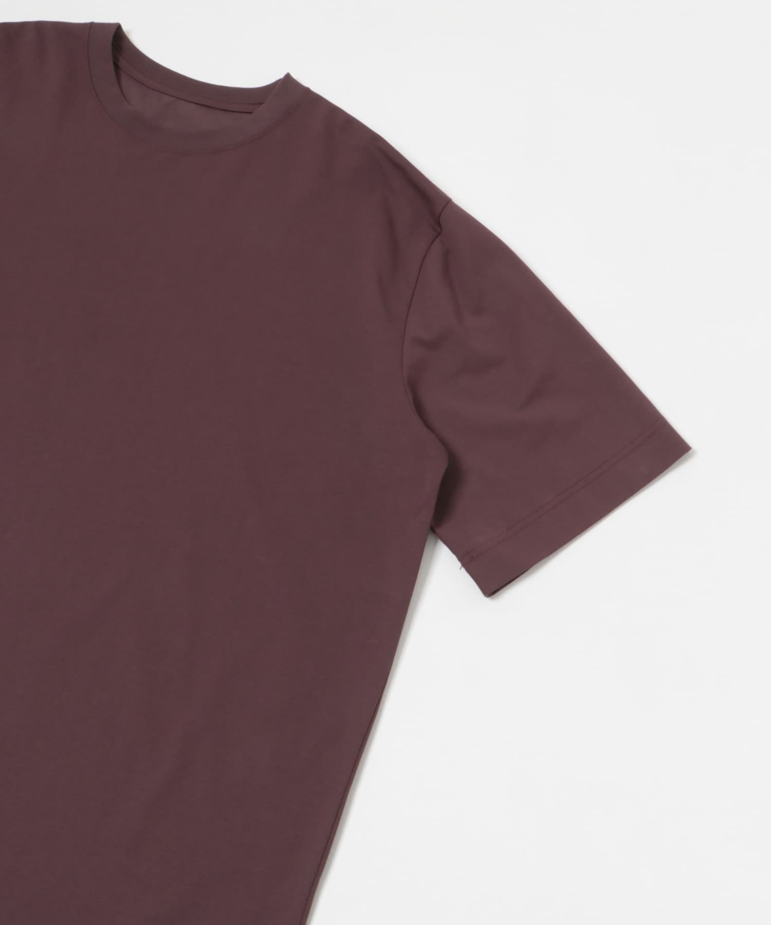 layered big tee マロン FREE