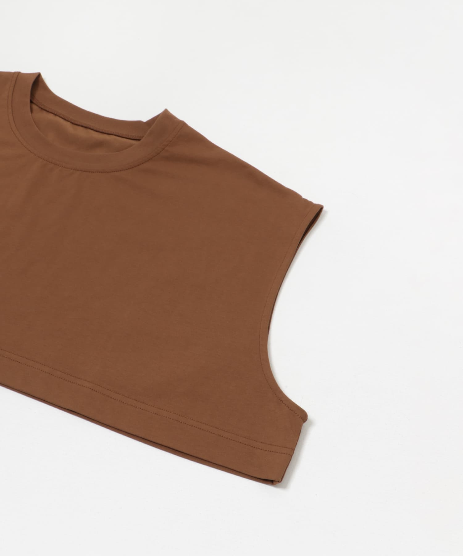 layered big tee キャラメル FREE