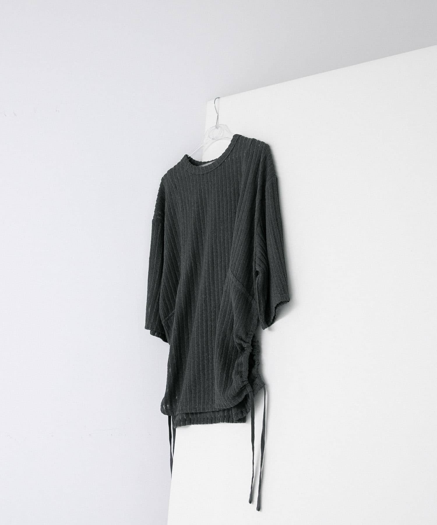 lace slit tee シャドウ FREE