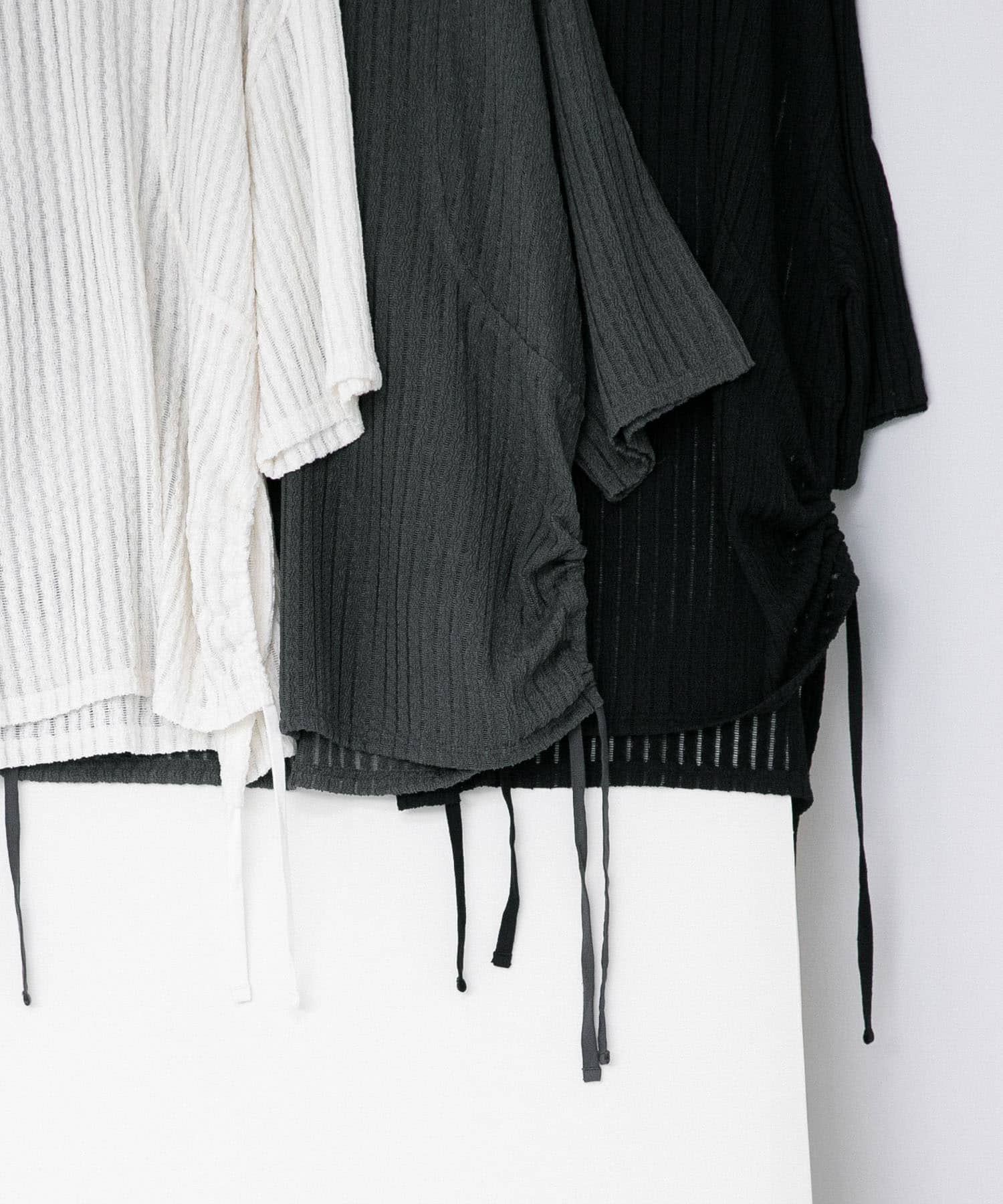 lace slit tee シャドウ FREE