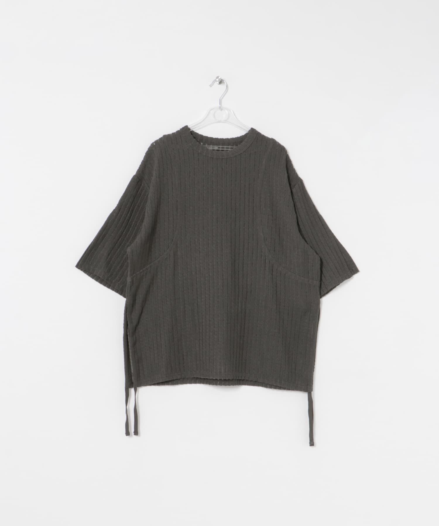 lace slit tee シャドウ FREE