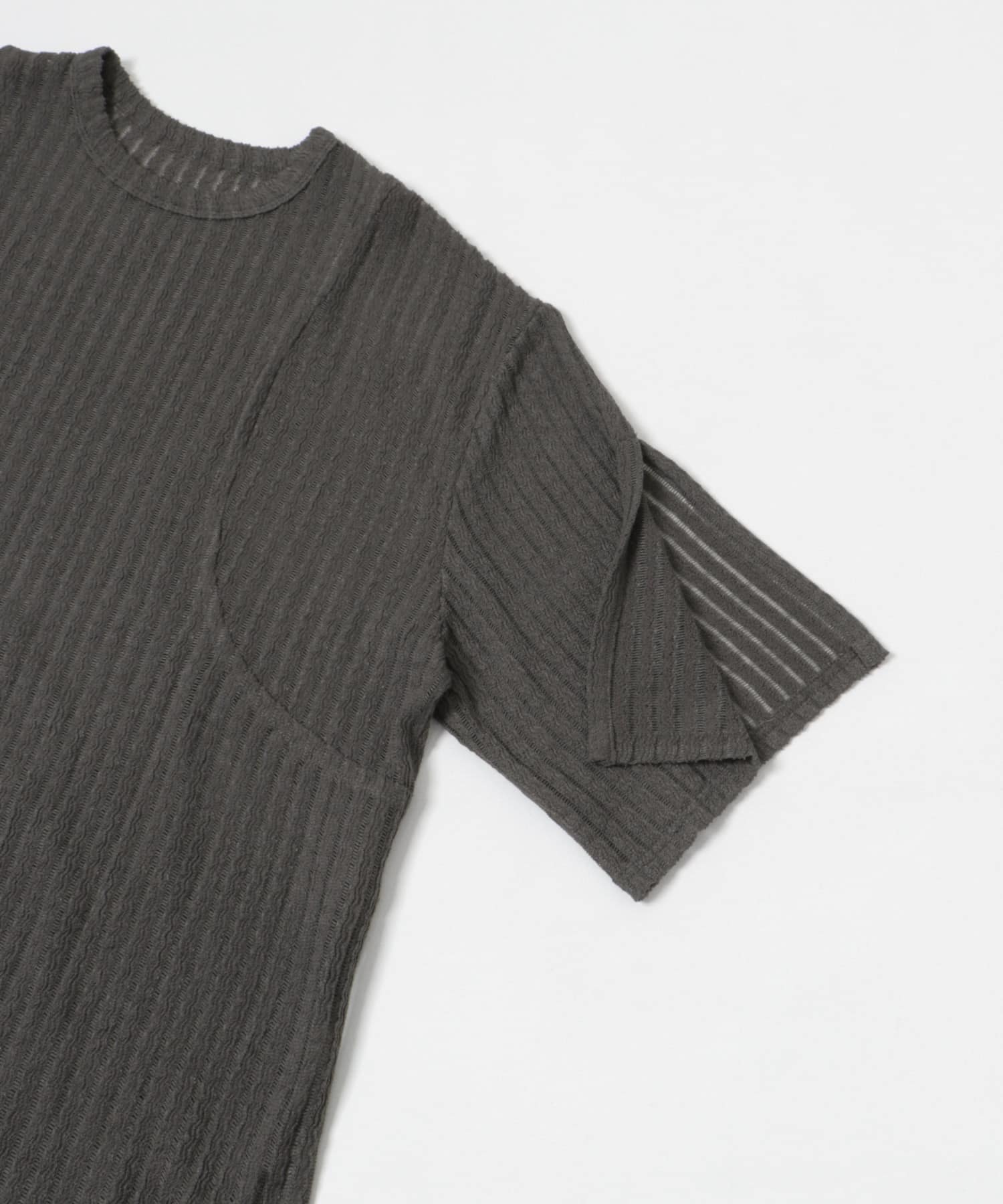 lace slit tee シャドウ FREE