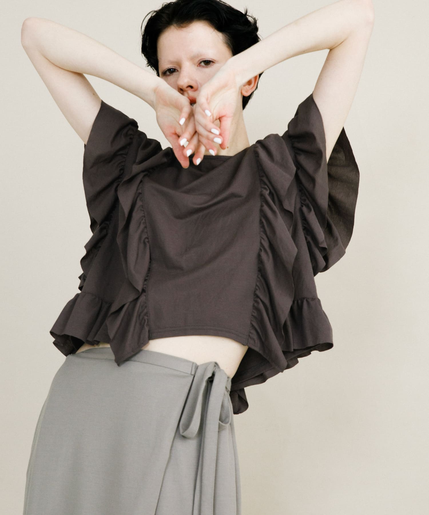 model身長：173cm 着用サイズ：FREE