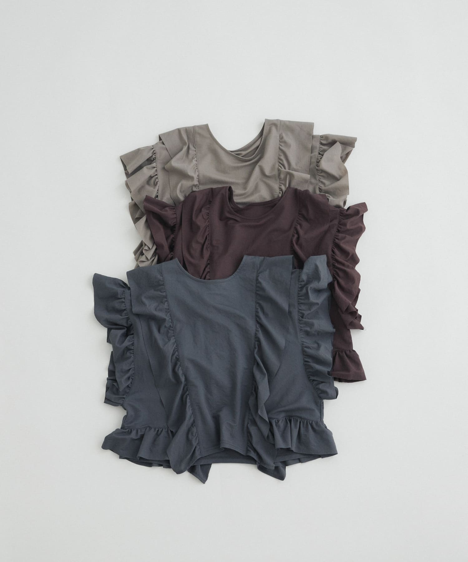 frill frill tee スチール FREE