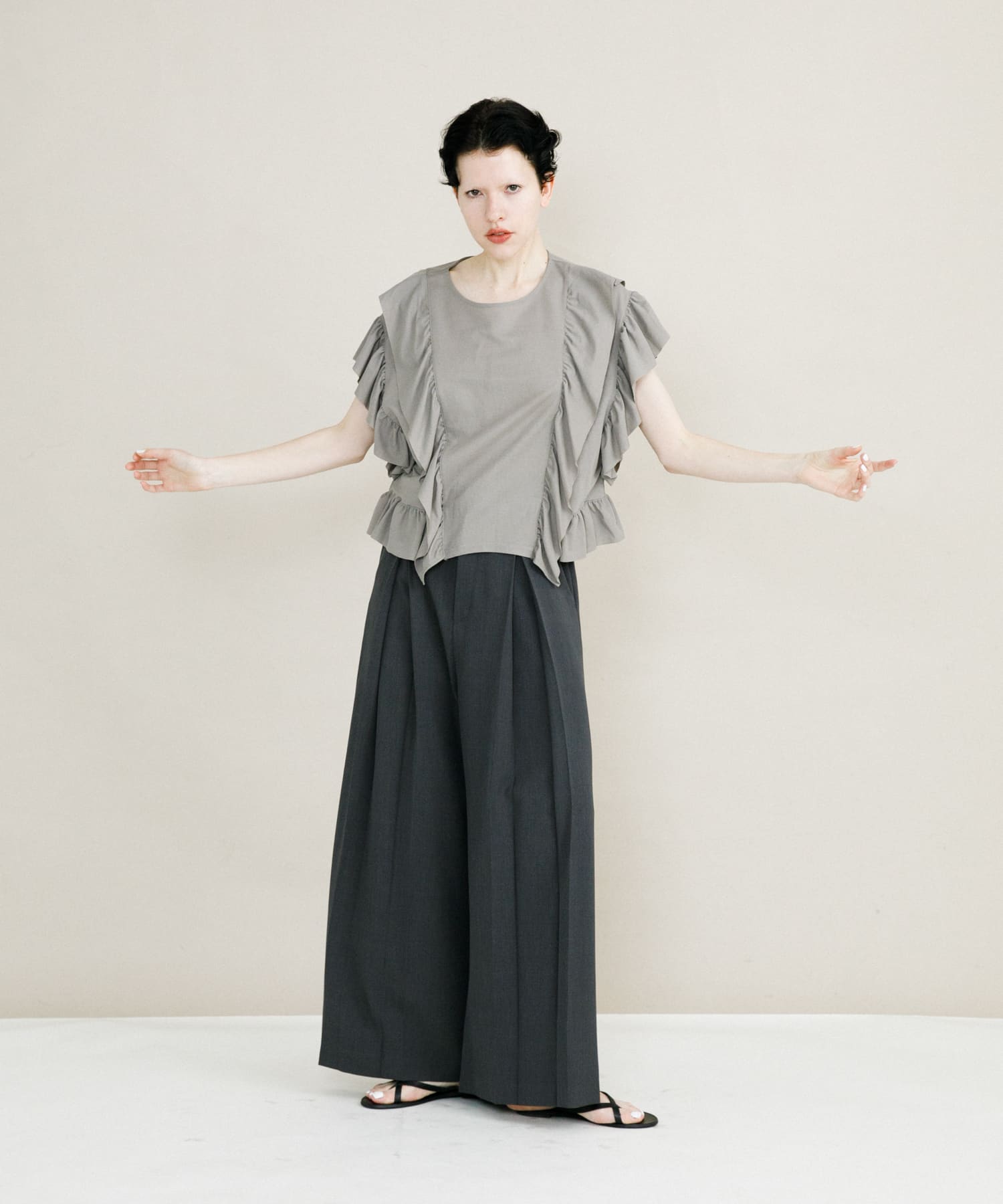 model身長：173cm 着用サイズ：FREE