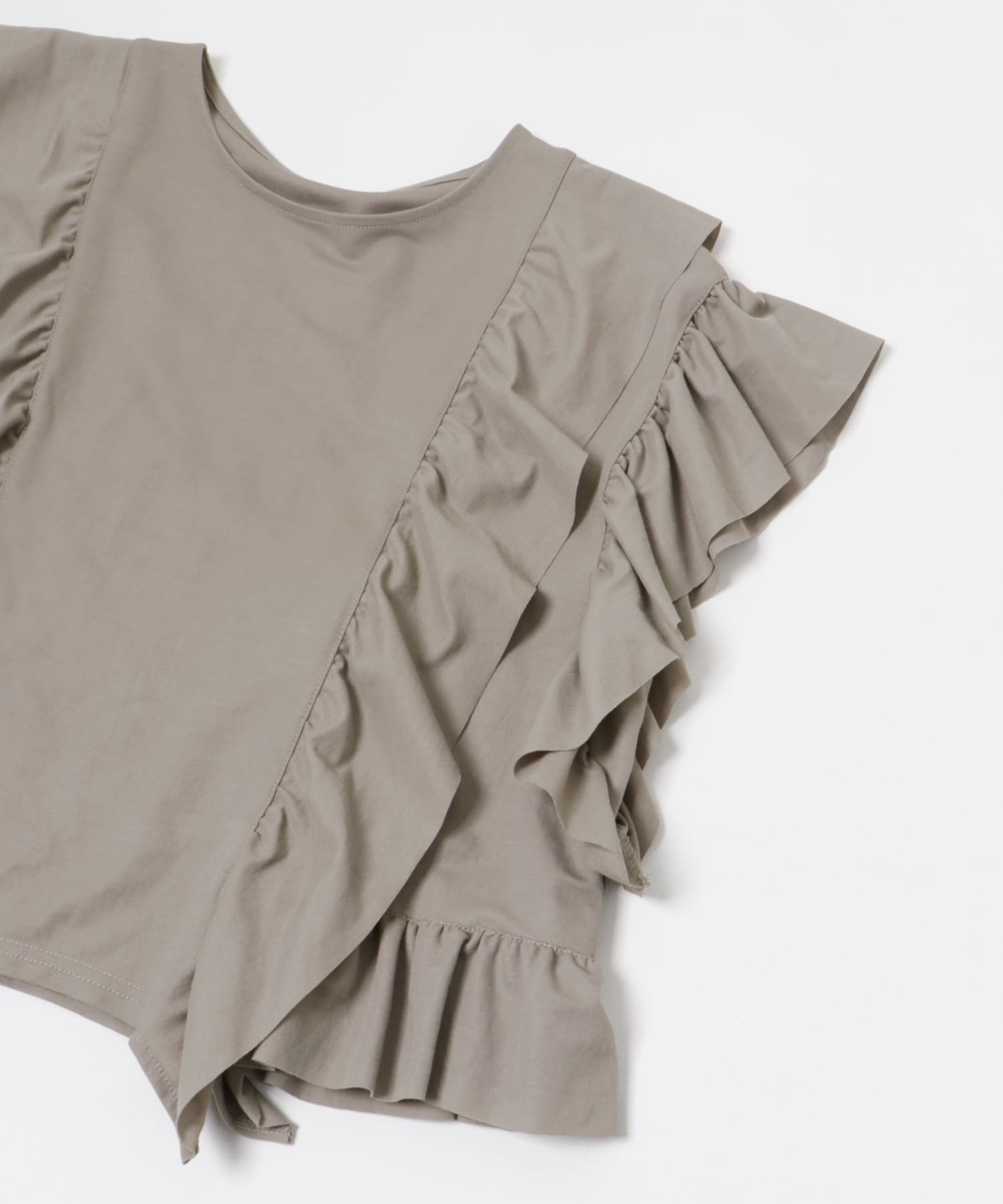 frill frill tee ネズミ FREE