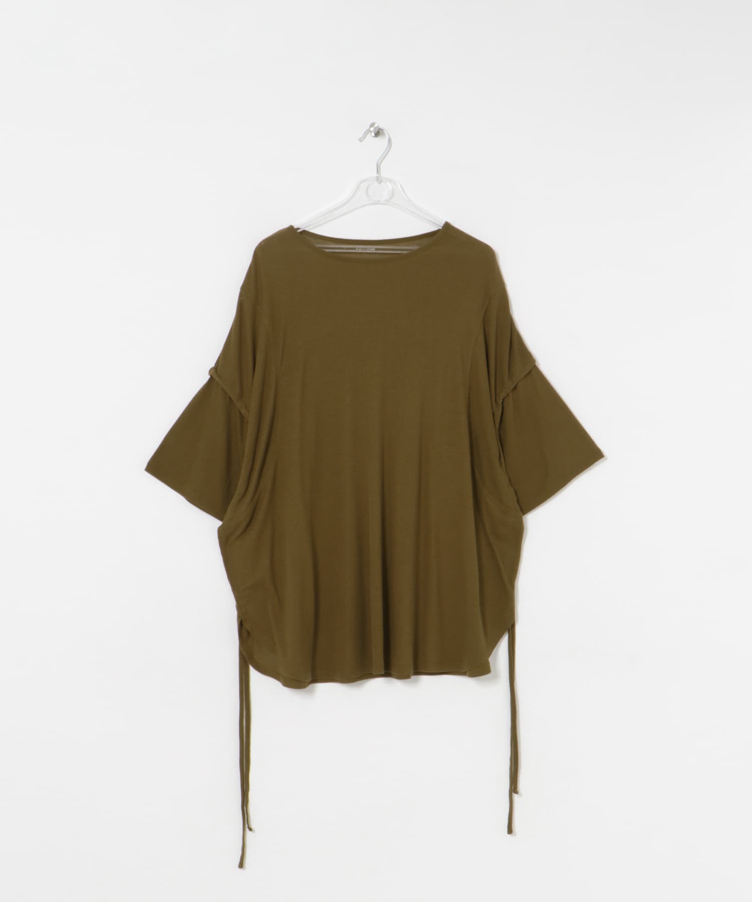 string sheer dolman  tee モス FREE