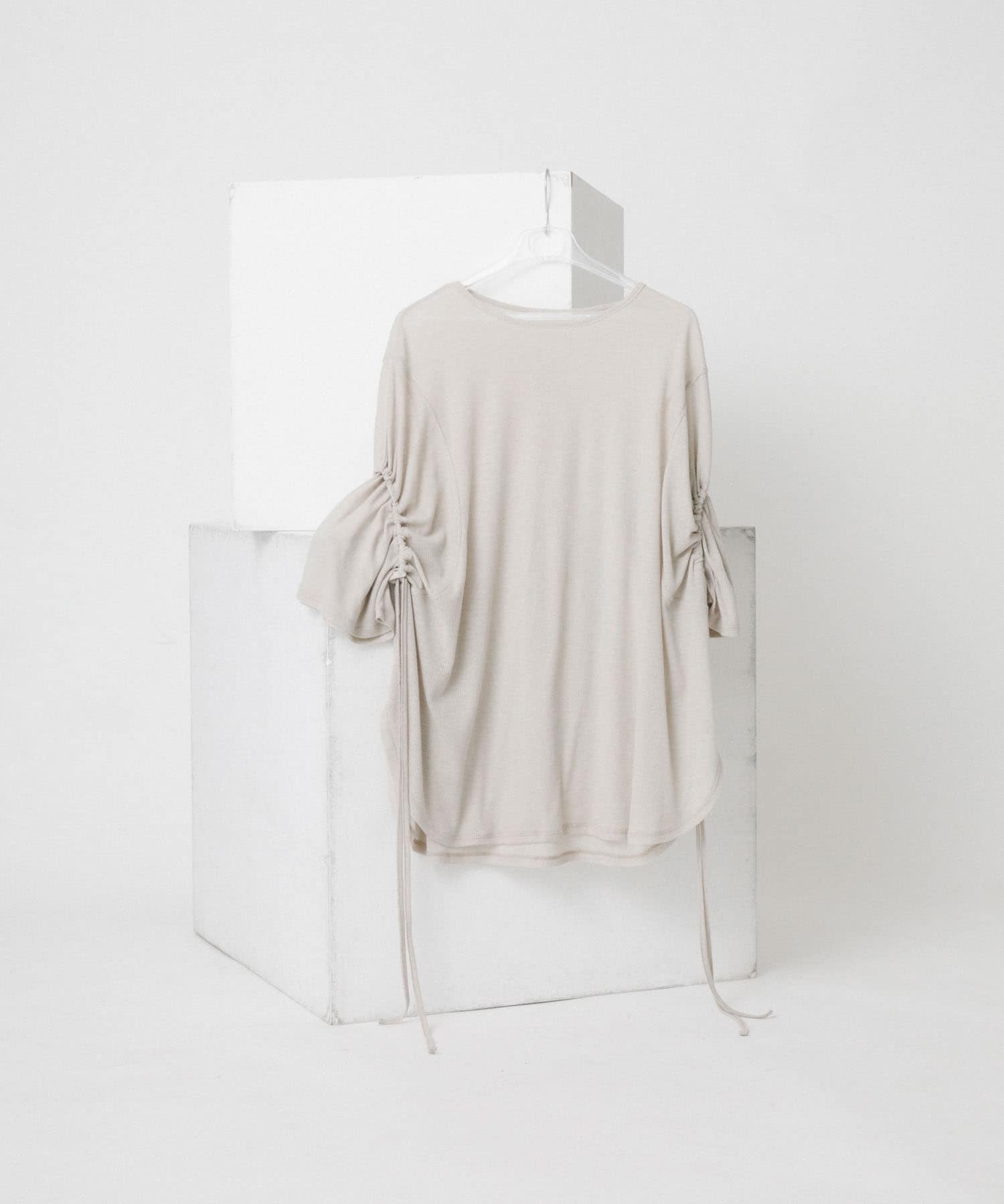 string sheer dolman  tee ミスト FREE